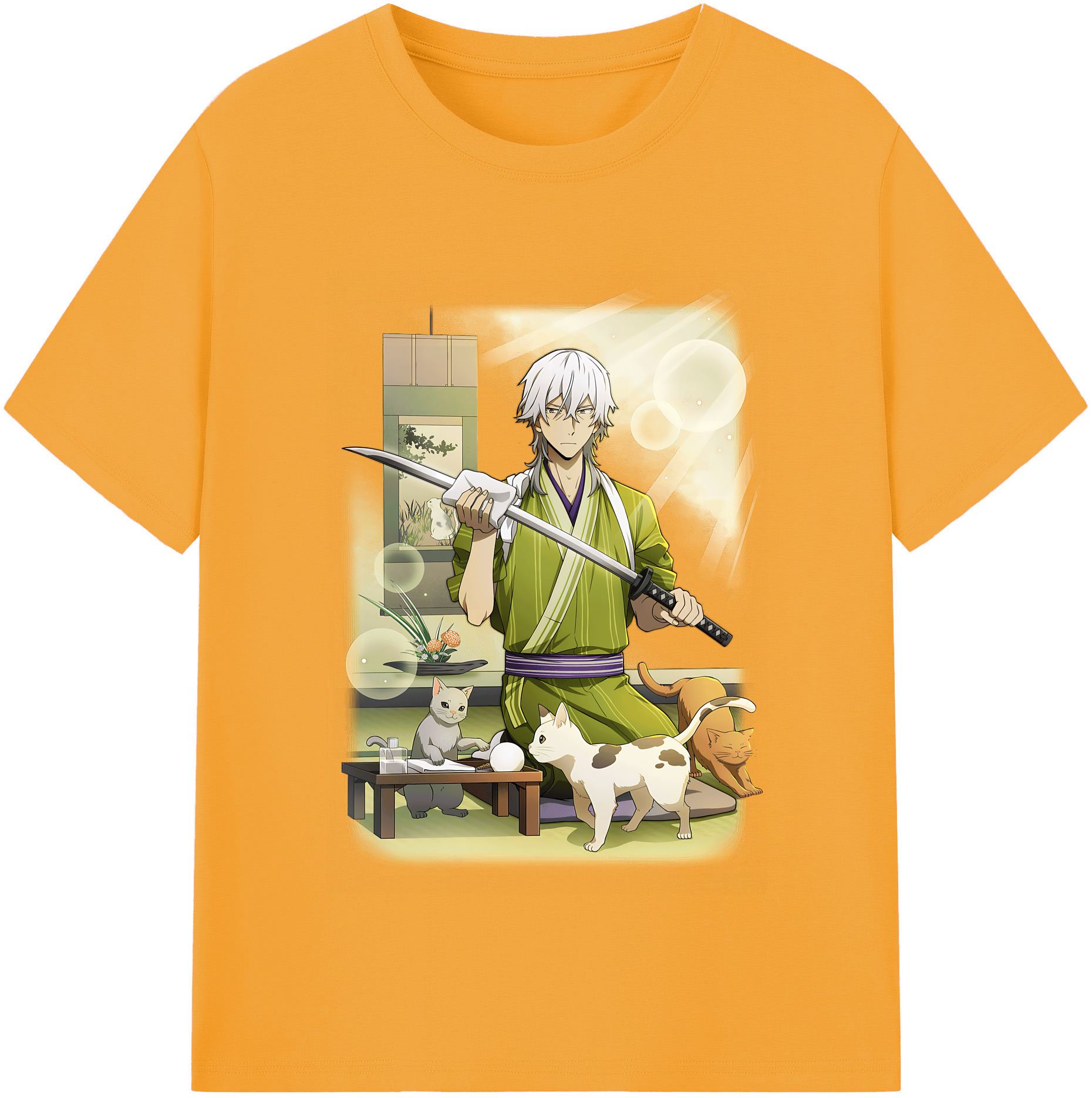 （画像用） 文豪ストレイドッグス Bungo Stray Dogs レディースカジュアルプリントTシャツ（綿100％）