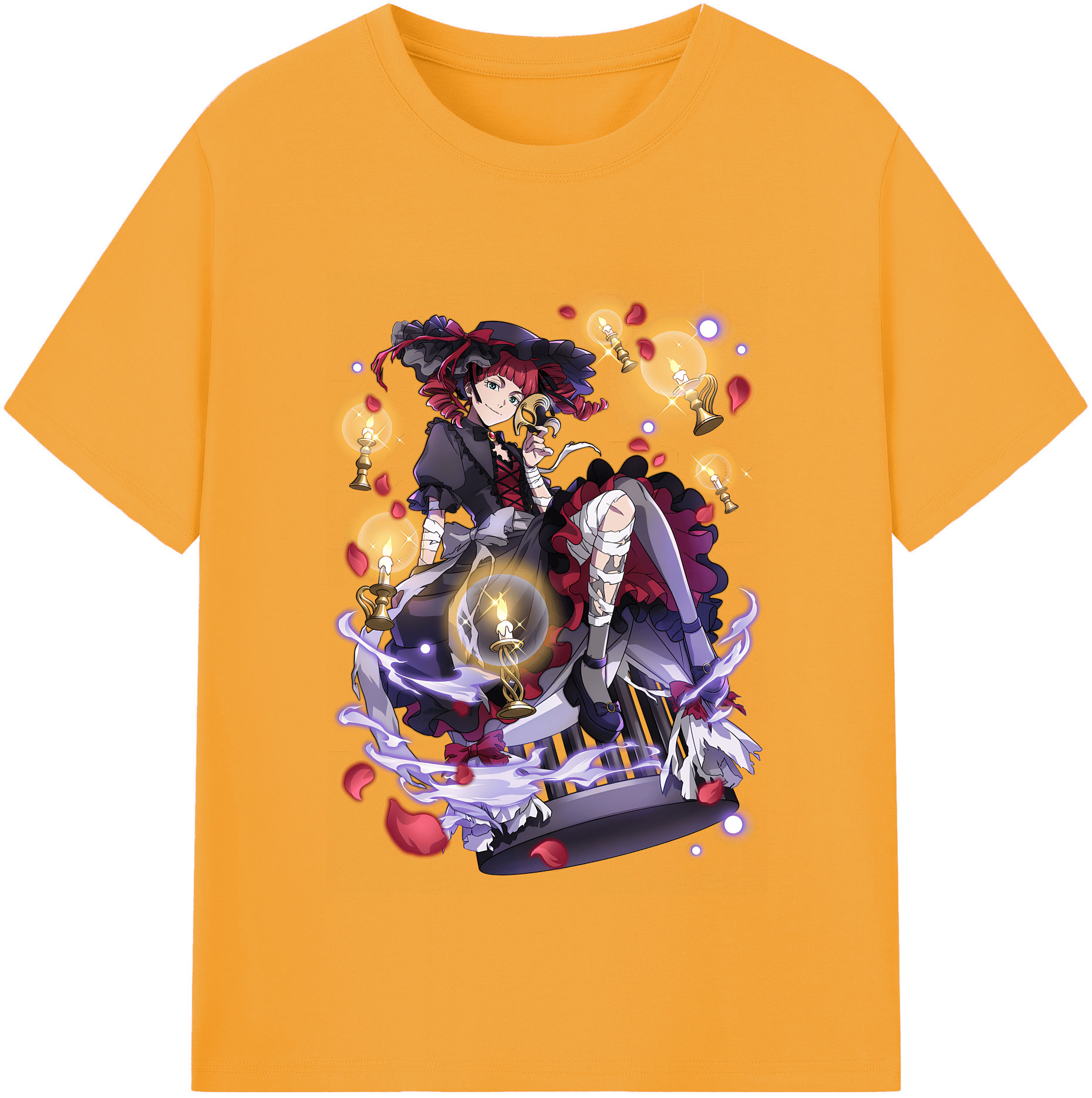 （画像用） 文豪ストレイドッグス Bungo Stray Dogs レディースカジュアルプリントTシャツ（綿100％）