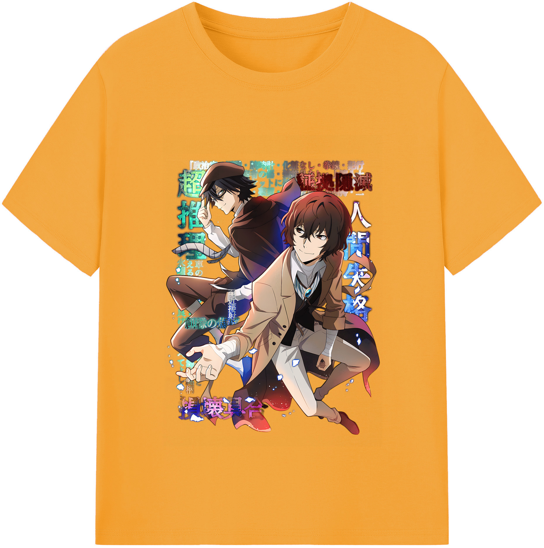 （画像用） 文豪ストレイドッグス Bungo Stray Dogs レディースカジュアルプリントTシャツ（綿100％）