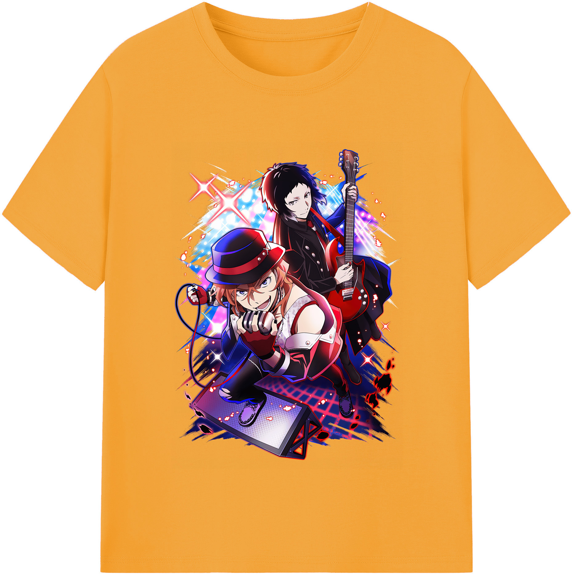 （画像用） 文豪ストレイドッグス Bungo Stray Dogs レディースカジュアルプリントTシャツ（綿100％）