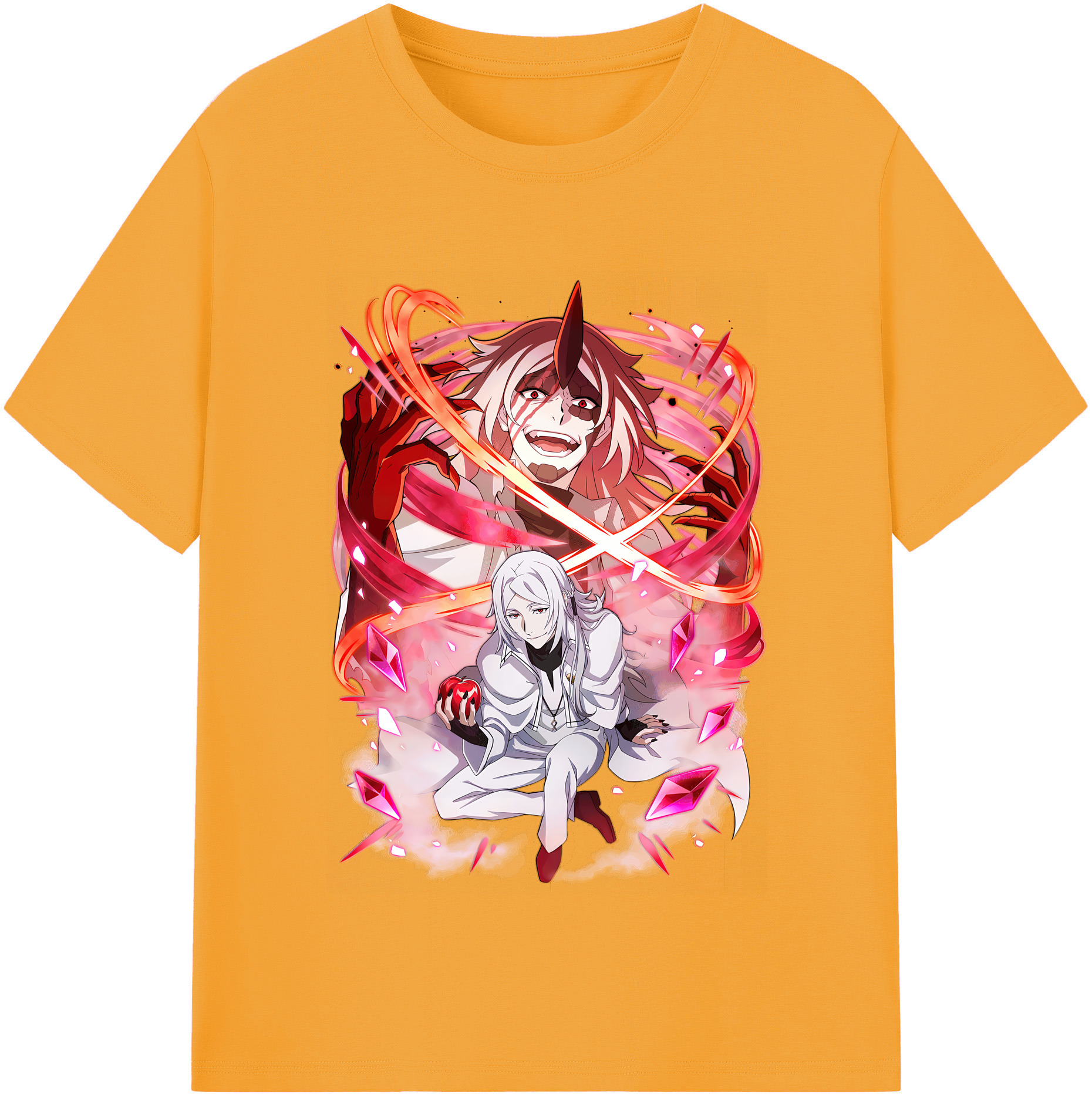 （画像用） 文豪ストレイドッグス Bungo Stray Dogs レディースカジュアルプリントTシャツ（綿100％）