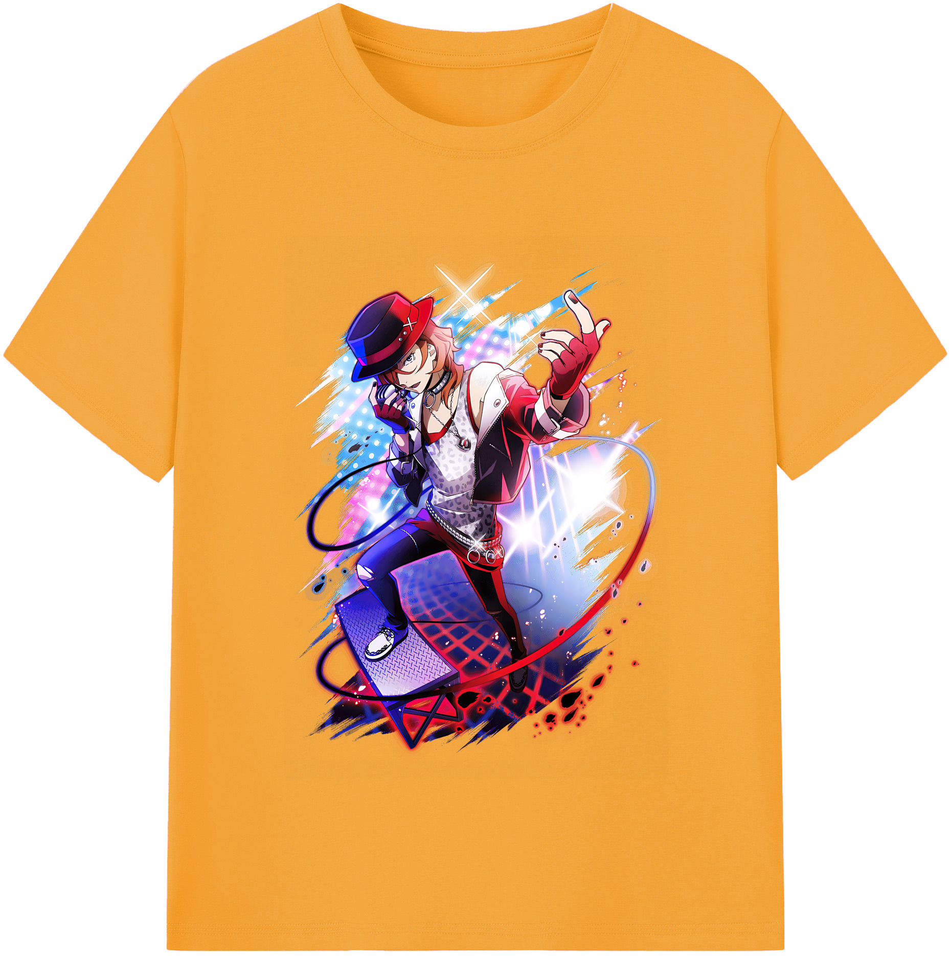 （画像用） 文豪ストレイドッグス Bungo Stray Dogs レディースカジュアルプリントTシャツ（綿100％）