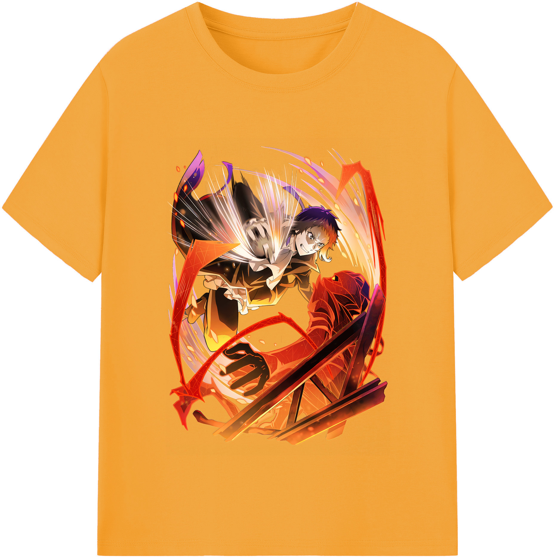 （画像用） 文豪ストレイドッグス Bungo Stray Dogs レディースカジュアルプリントTシャツ（綿100％）