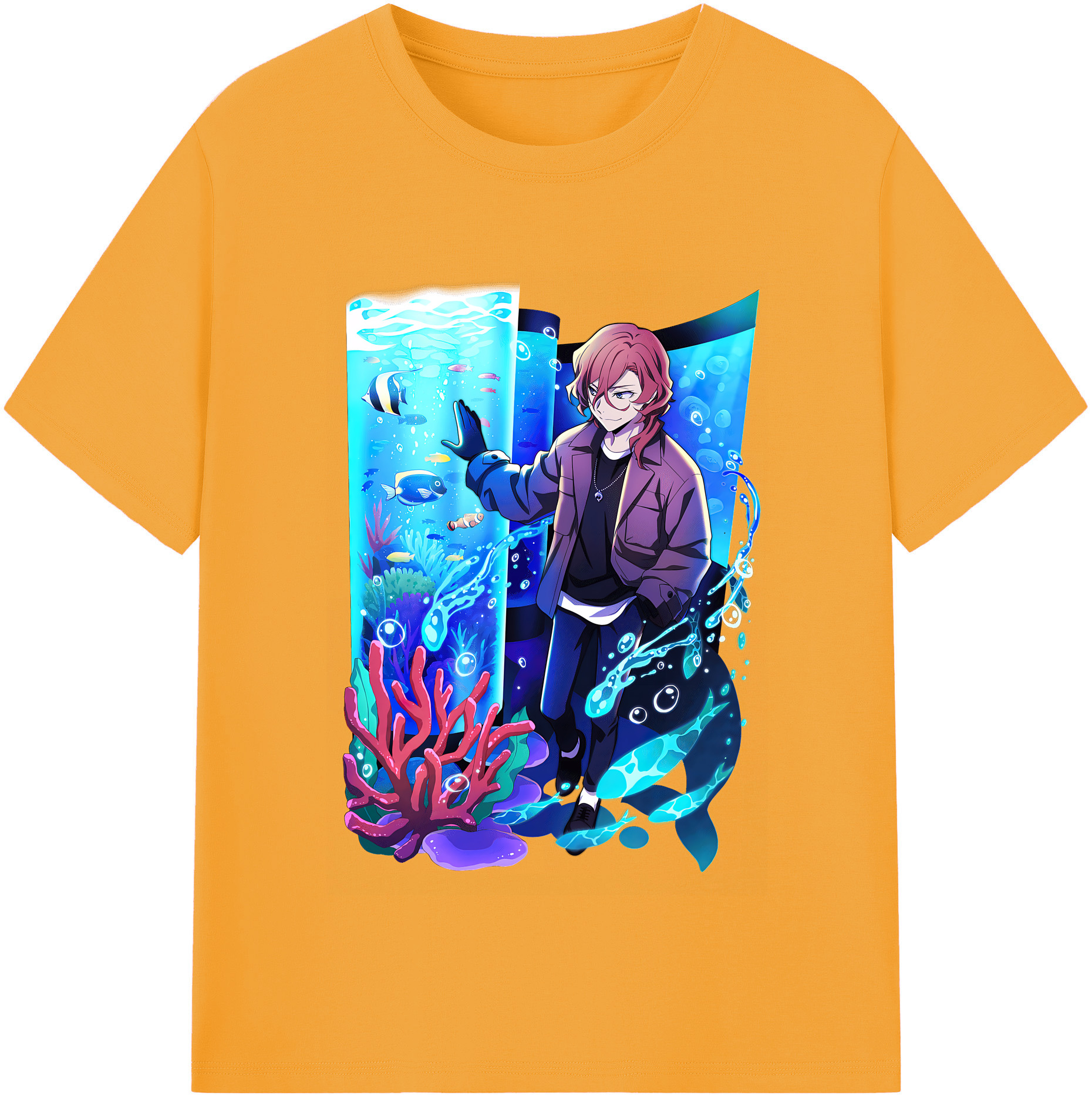 （画像用） 文豪ストレイドッグス Bungo Stray Dogs レディースカジュアルプリントTシャツ（綿100％）