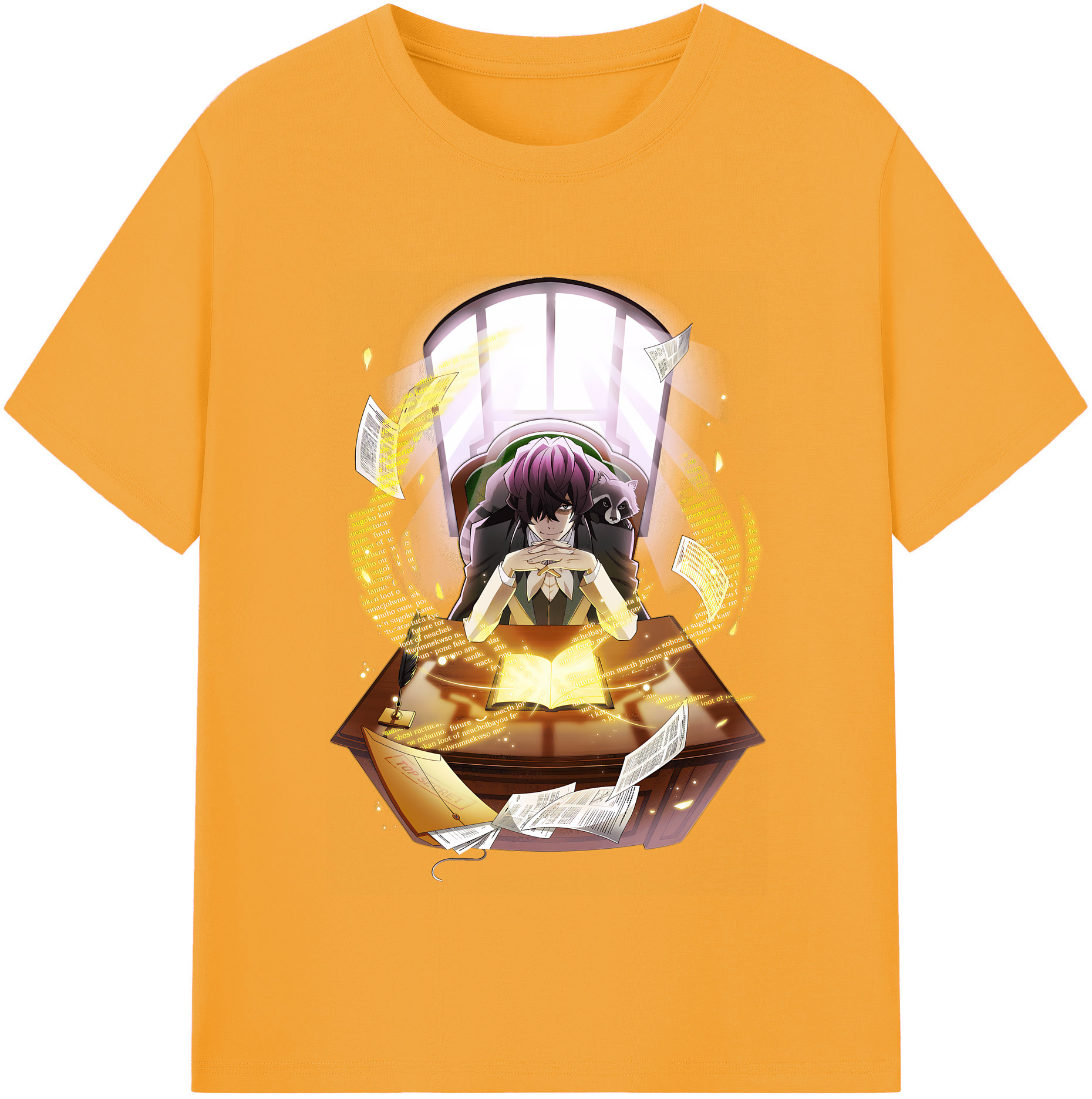 （画像用） 文豪ストレイドッグス Bungo Stray Dogs レディースカジュアルプリントTシャツ（綿100％）