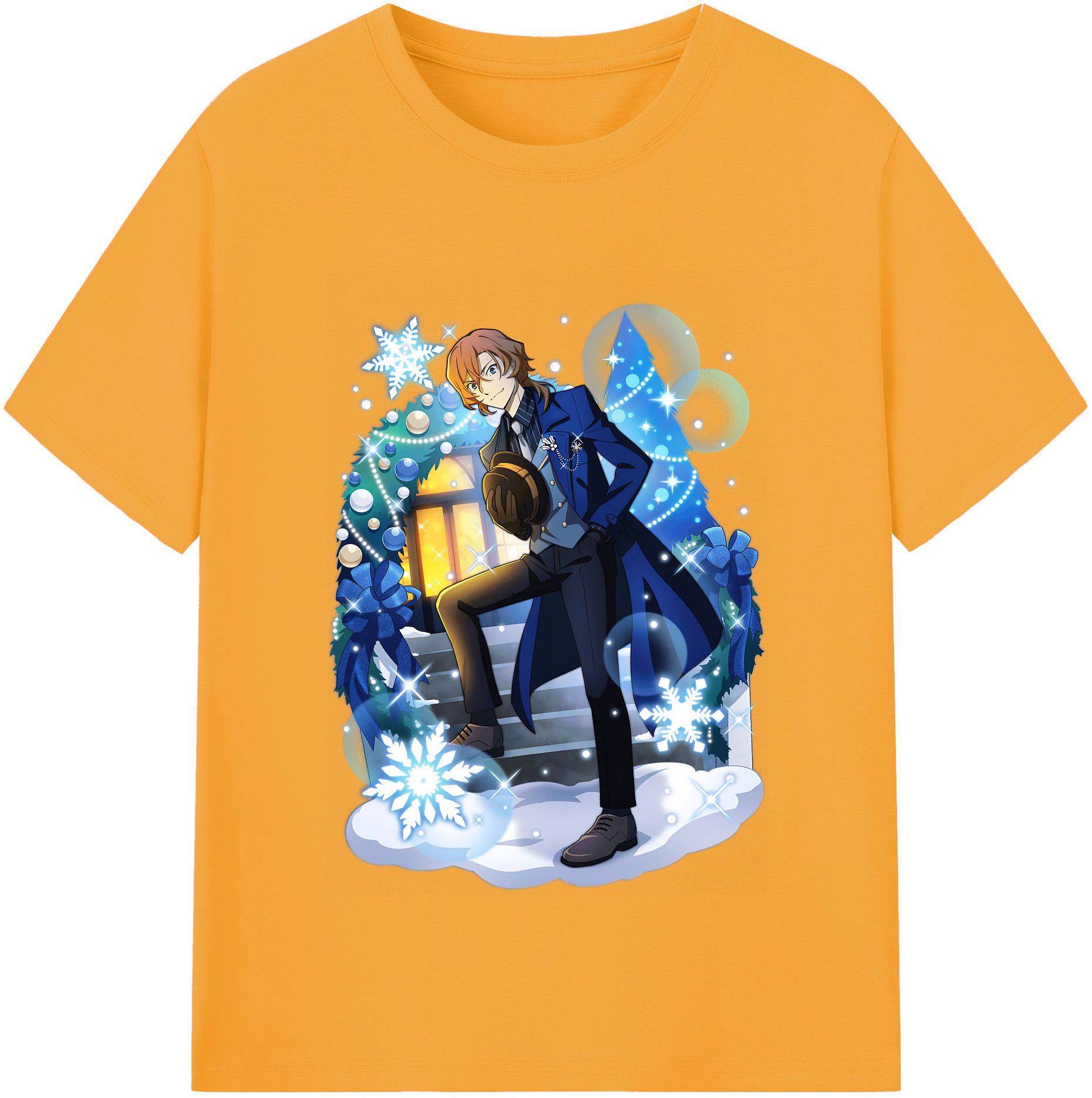 （画像用） 文豪ストレイドッグス Bungo Stray Dogs レディースカジュアルプリントTシャツ（綿100％）