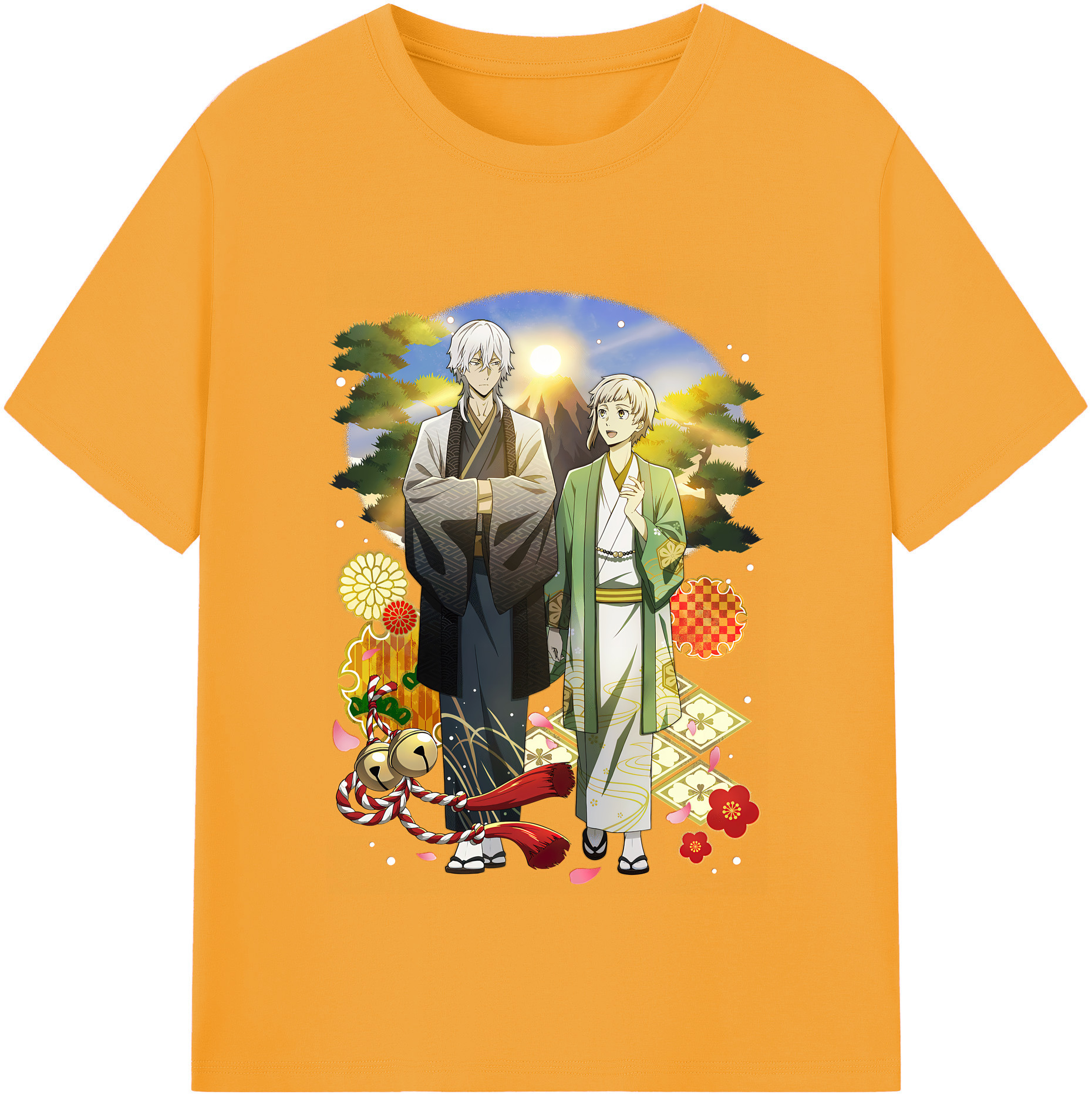 （画像用） 文豪ストレイドッグス Bungo Stray Dogs レディースカジュアルプリントTシャツ（綿100％）