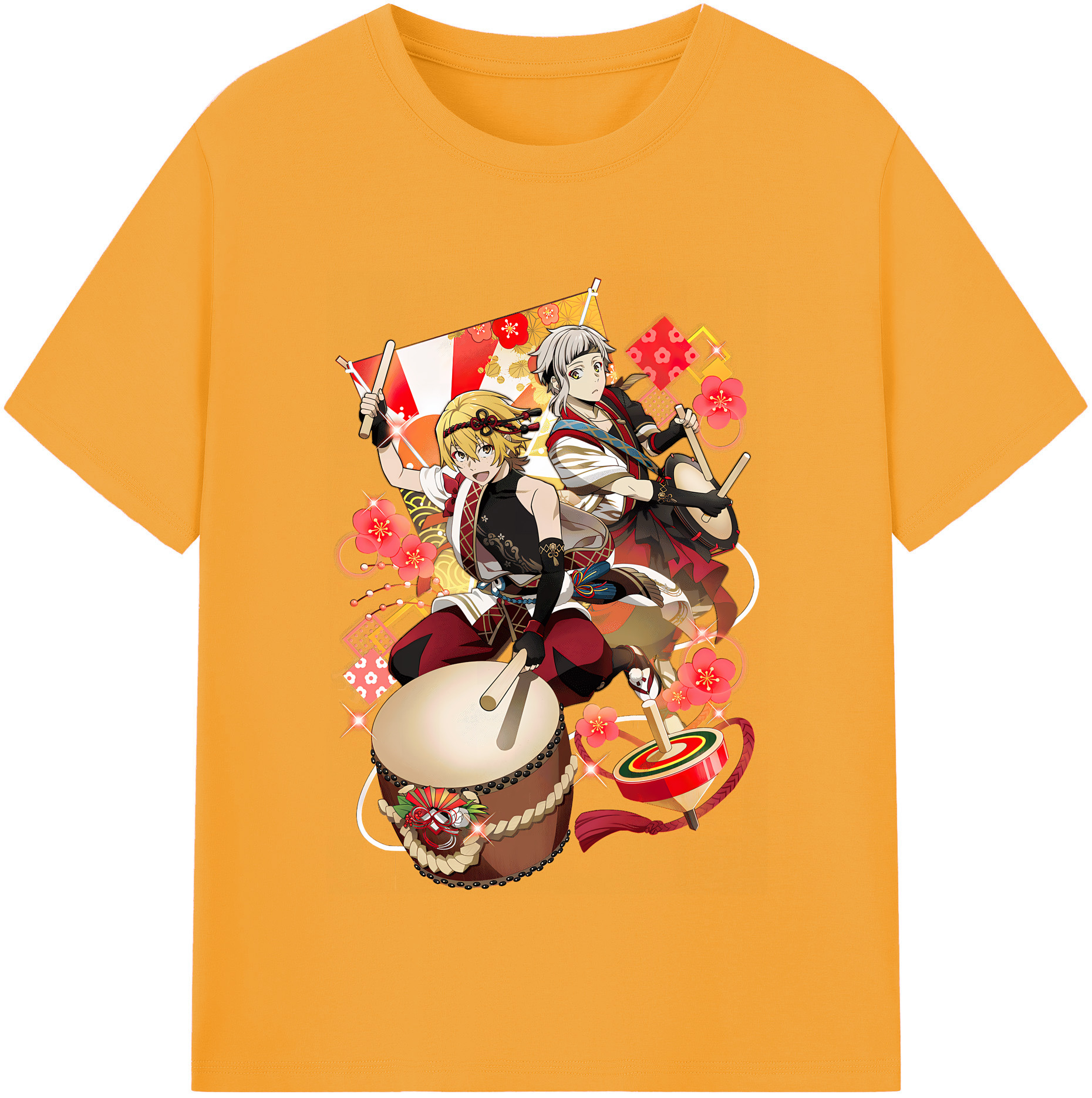 （画像用） 文豪ストレイドッグス Bungo Stray Dogs レディースカジュアルプリントTシャツ（綿100％）