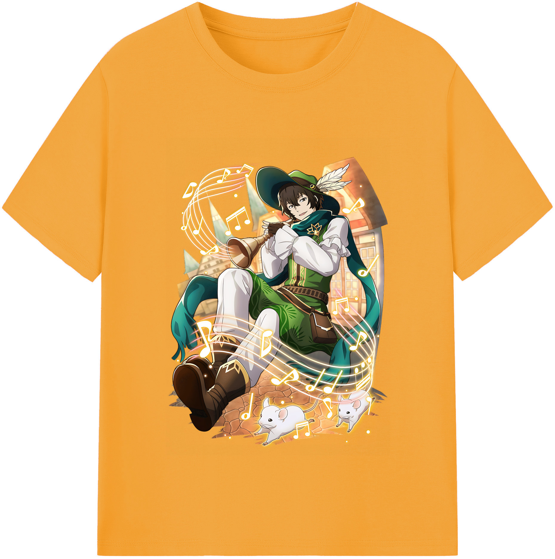 （画像用） 文豪ストレイドッグス Bungo Stray Dogs レディースカジュアルプリントTシャツ（綿100％）