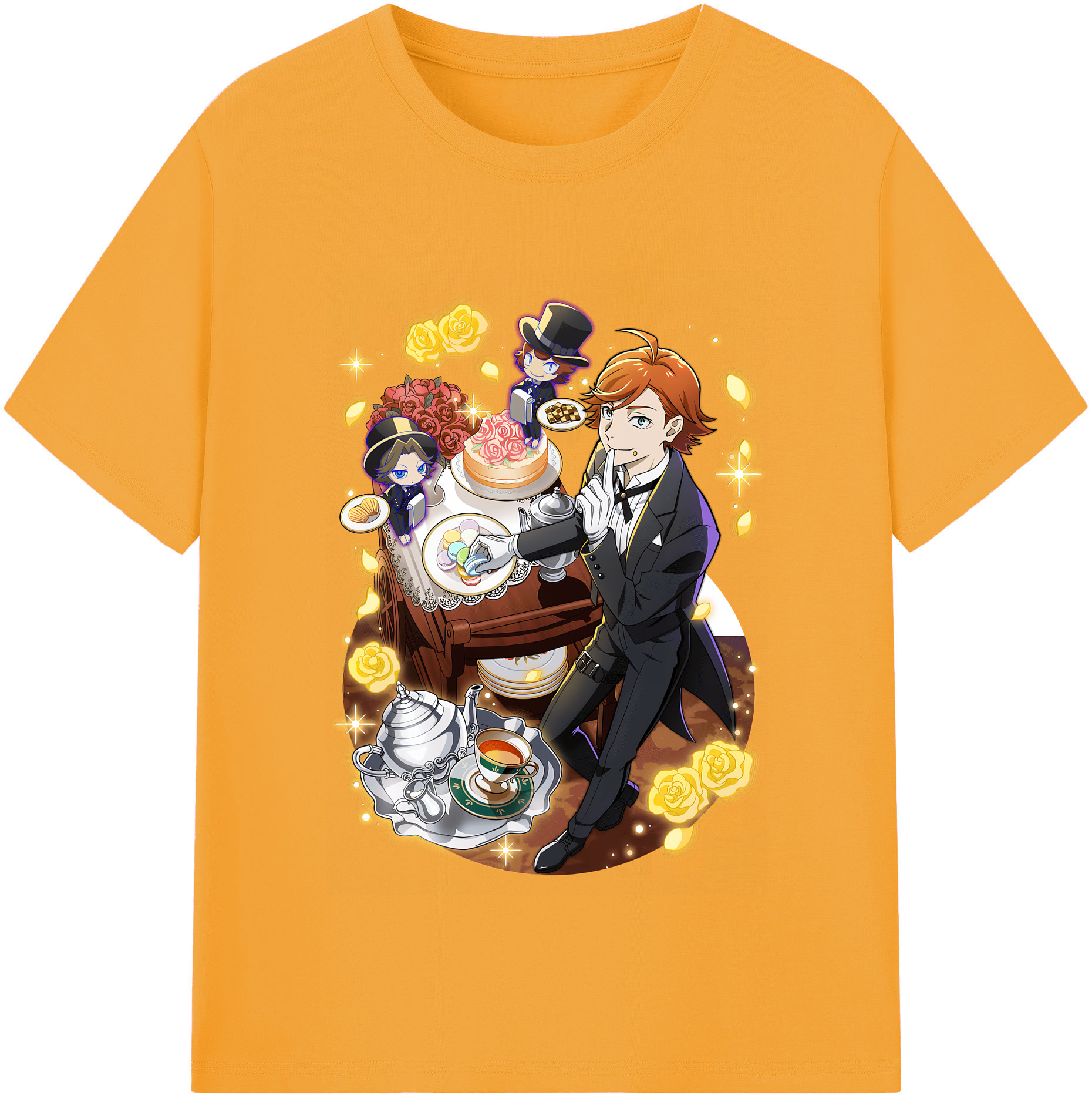 （画像用） 文豪ストレイドッグス Bungo Stray Dogs レディースカジュアルプリントTシャツ（綿100％）