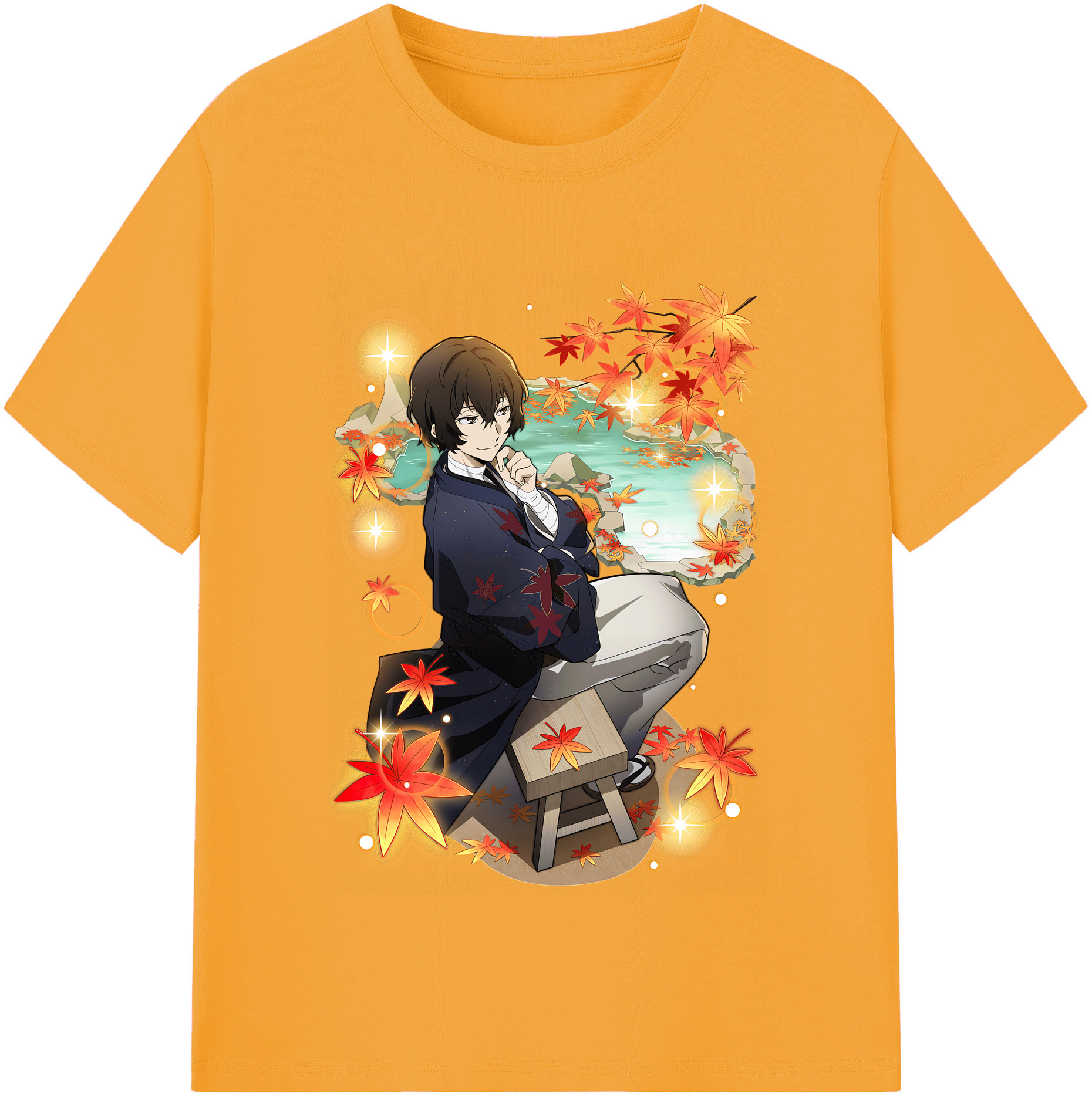 （画像用） 文豪ストレイドッグス Bungo Stray Dogs レディースカジュアルプリントTシャツ（綿100％）