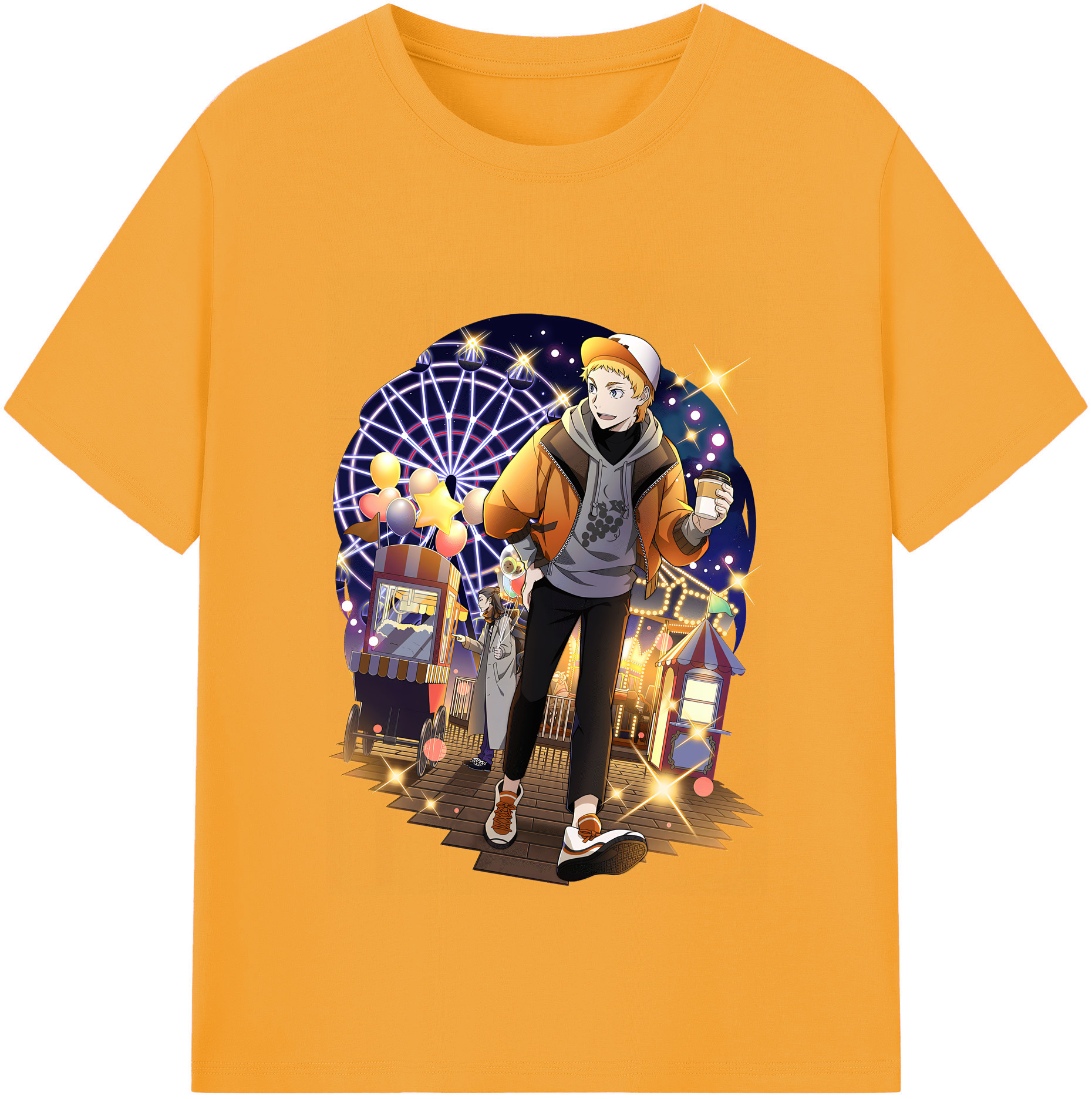 （画像用） 文豪ストレイドッグス Bungo Stray Dogs レディースカジュアルプリントTシャツ（綿100％）