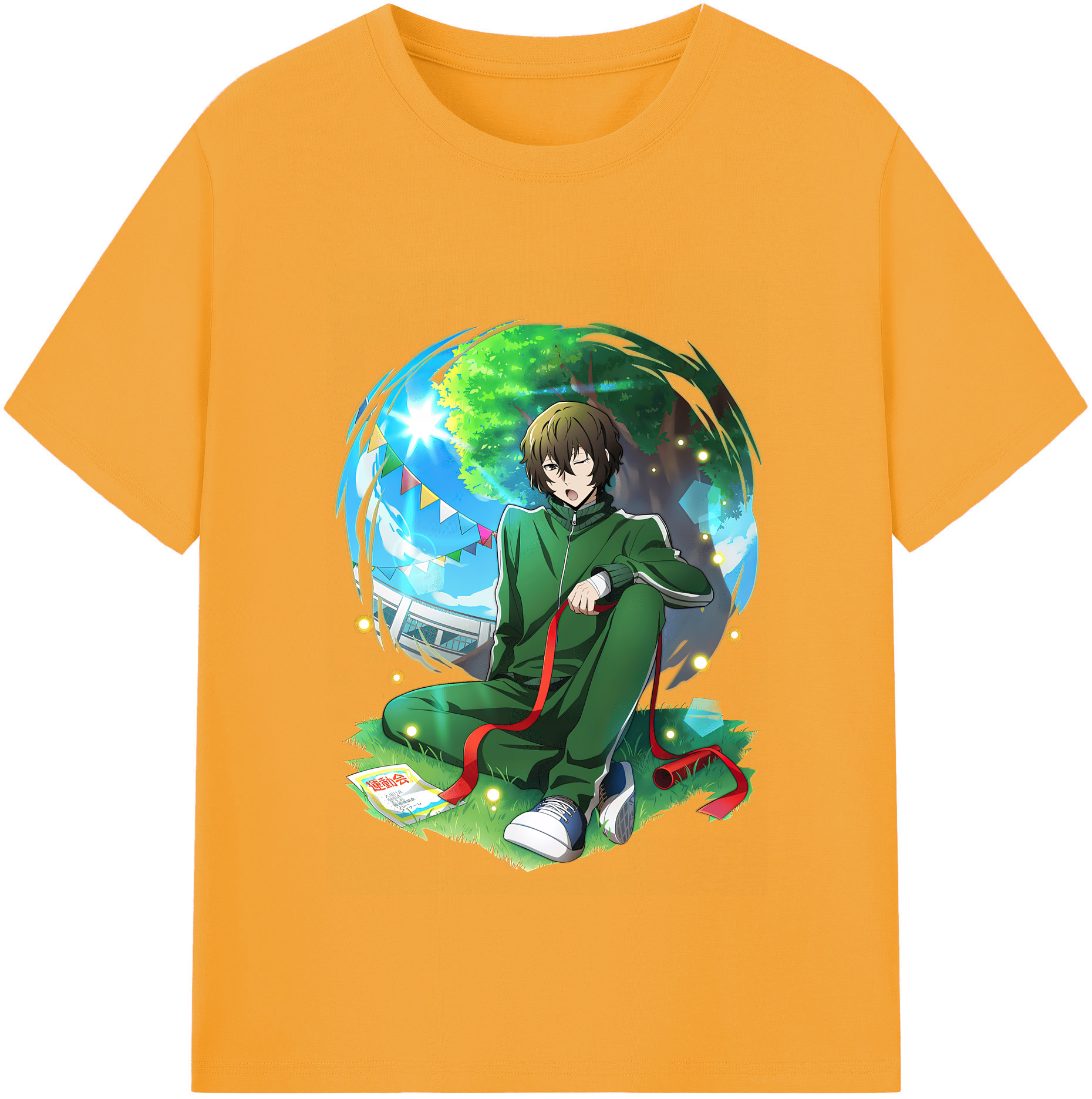 （画像用） 文豪ストレイドッグス Bungo Stray Dogs レディースカジュアルプリントTシャツ（綿100％）