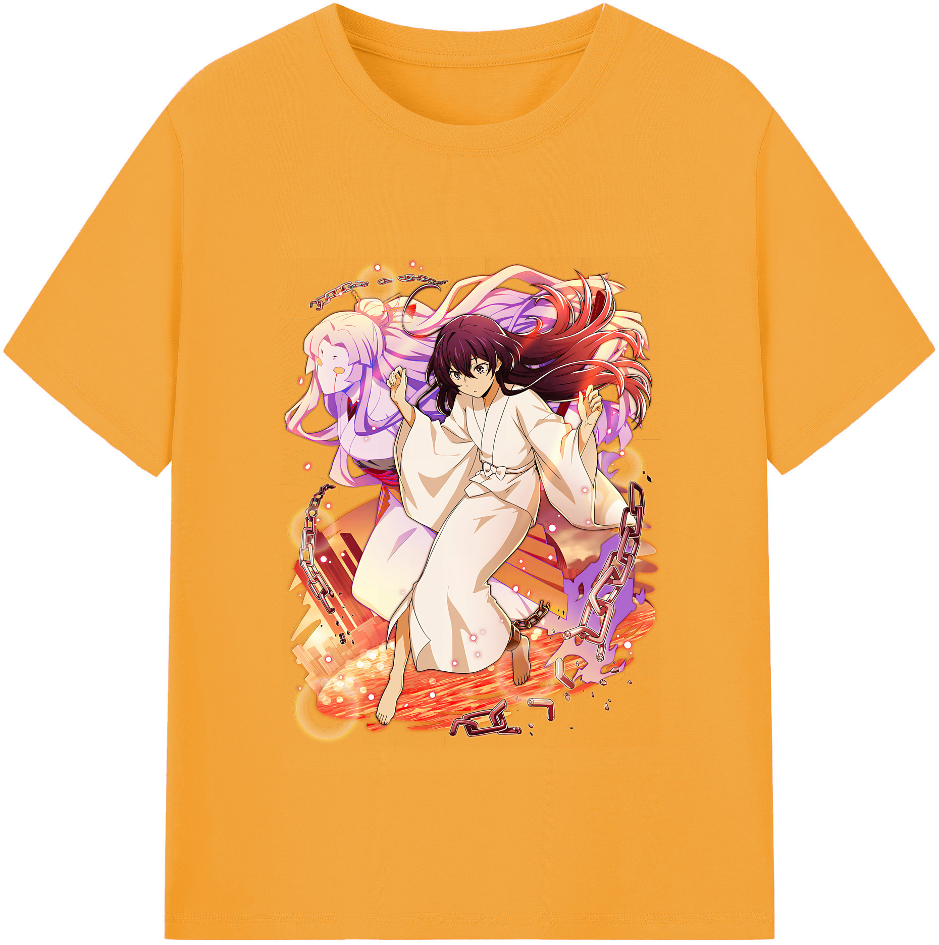 （画像用） 文豪ストレイドッグス Bungo Stray Dogs レディースカジュアルプリントTシャツ（綿100％）
