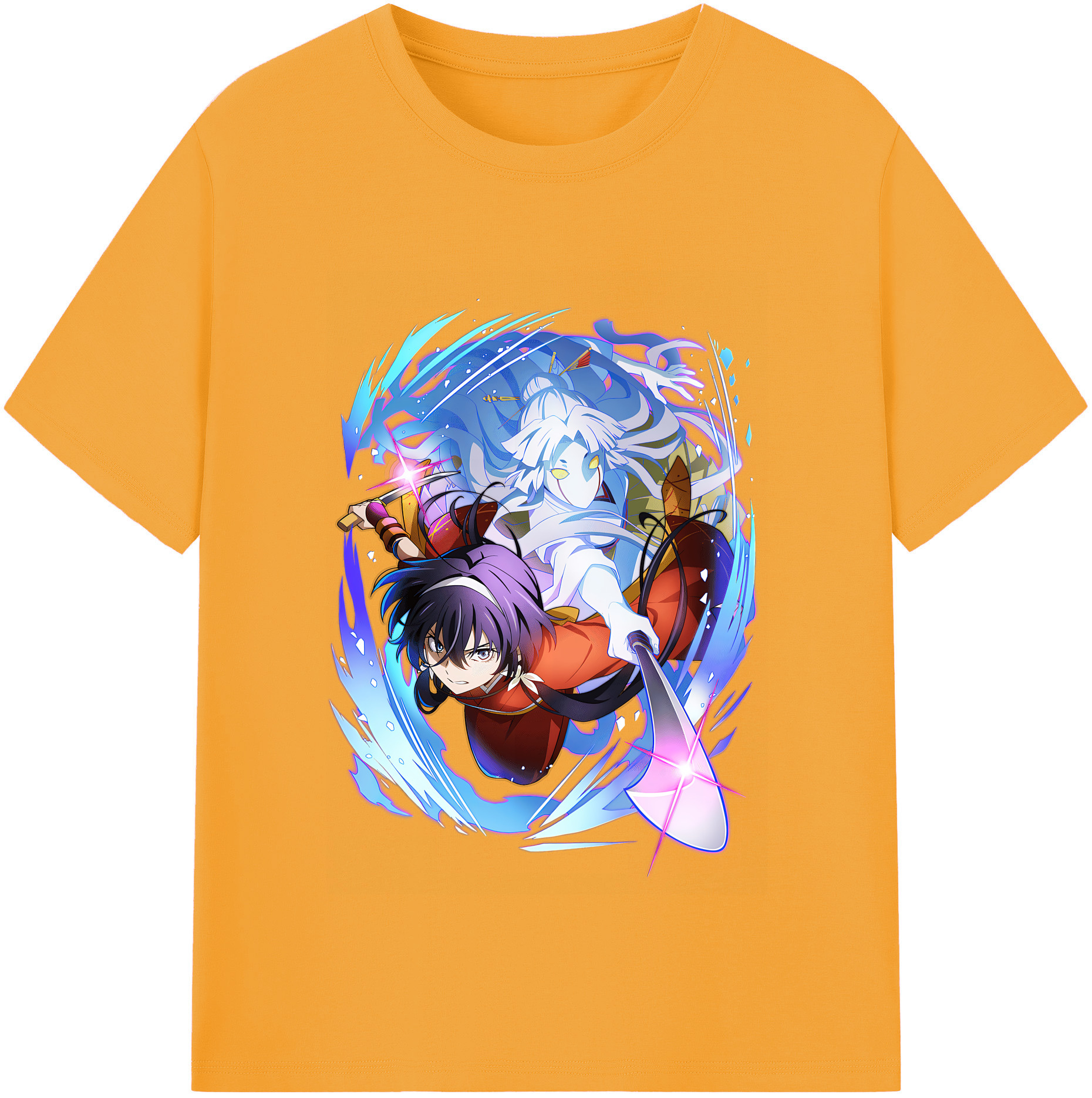 （画像用） 文豪ストレイドッグス Bungo Stray Dogs レディースカジュアルプリントTシャツ（綿100％）