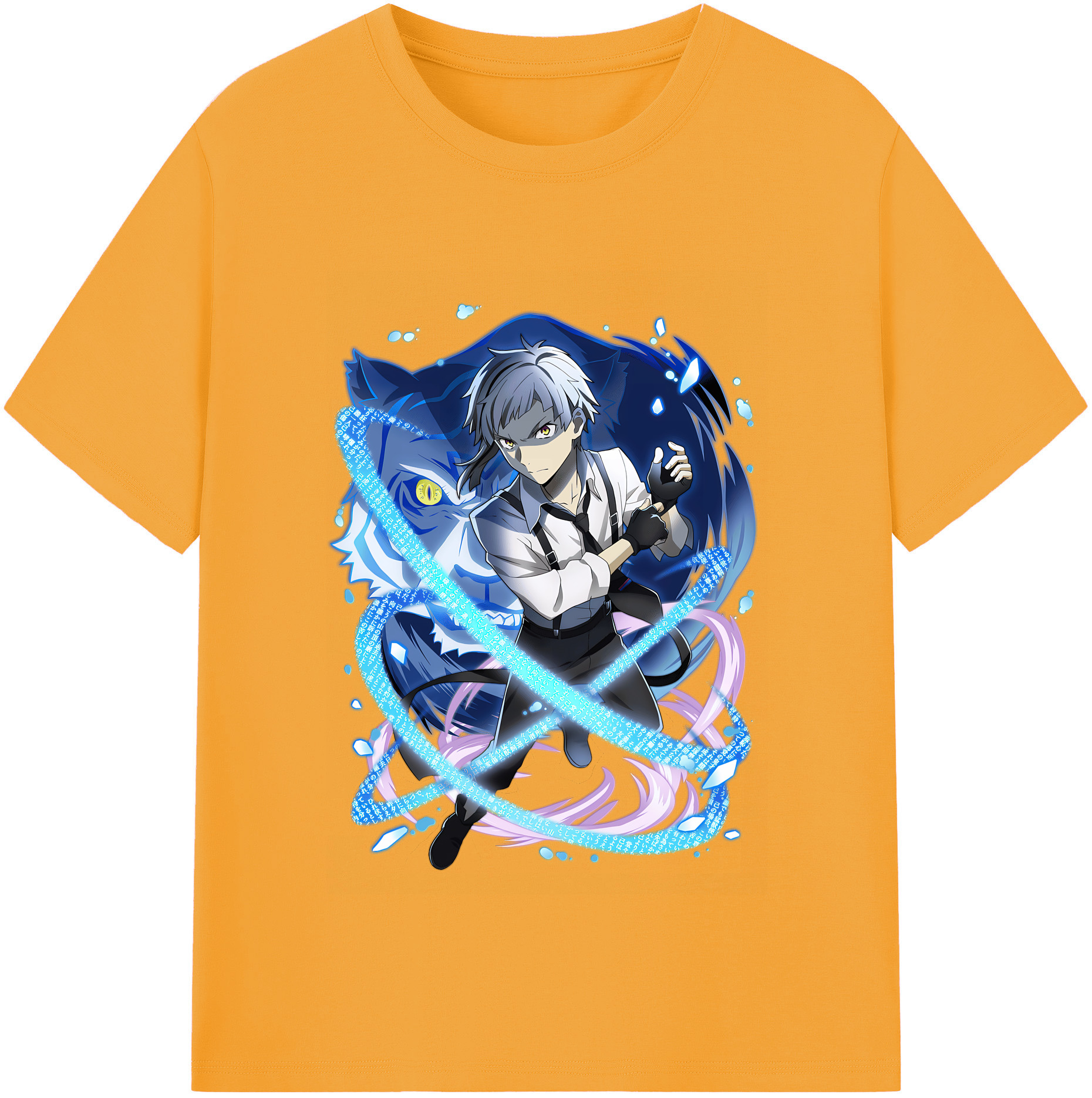 （画像用） 文豪ストレイドッグス Bungo Stray Dogs レディースカジュアルプリントTシャツ（綿100％）
