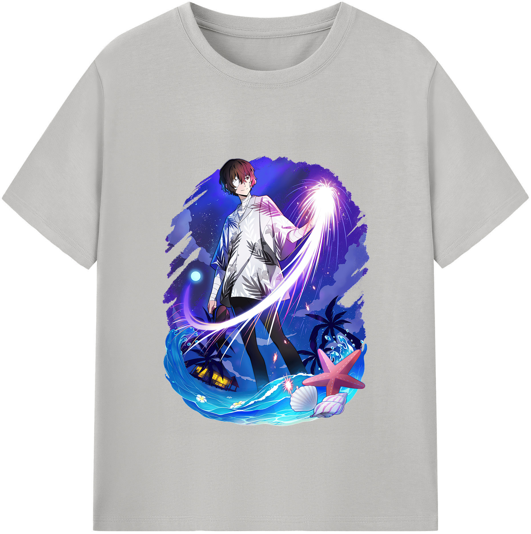 （画像用） 文豪ストレイドッグス Bungo Stray Dogs レディースカジュアルプリントTシャツ（綿100％）