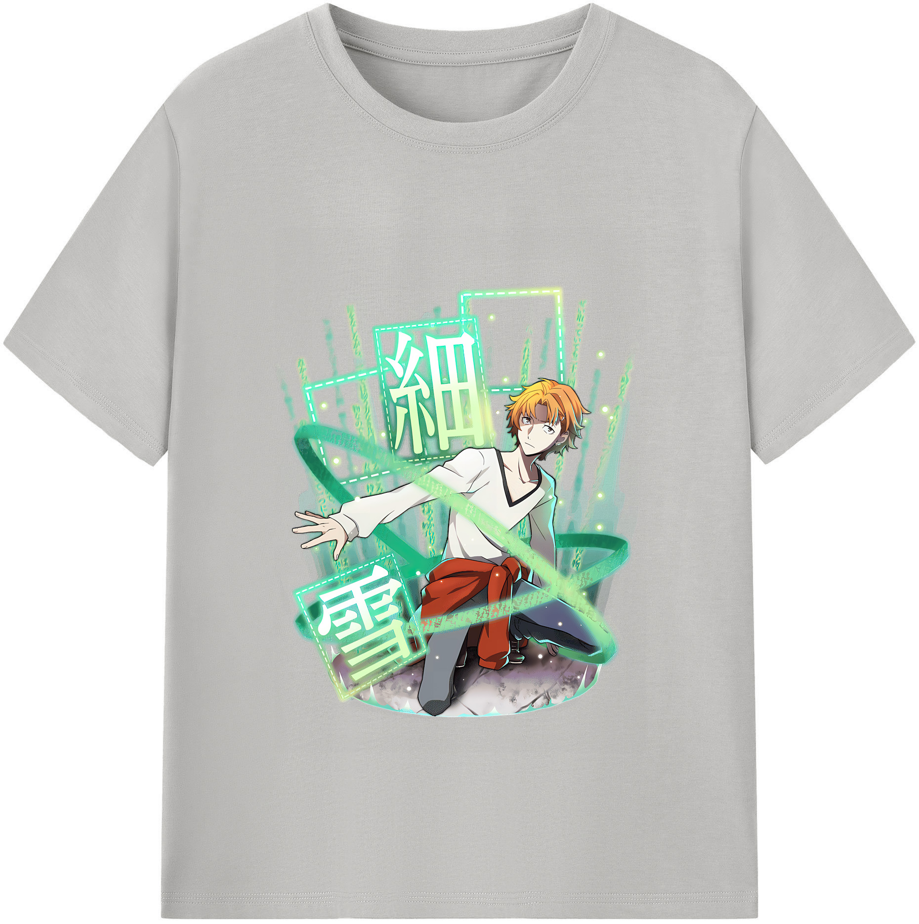 （画像用） 文豪ストレイドッグス Bungo Stray Dogs レディースカジュアルプリントTシャツ（綿100％）