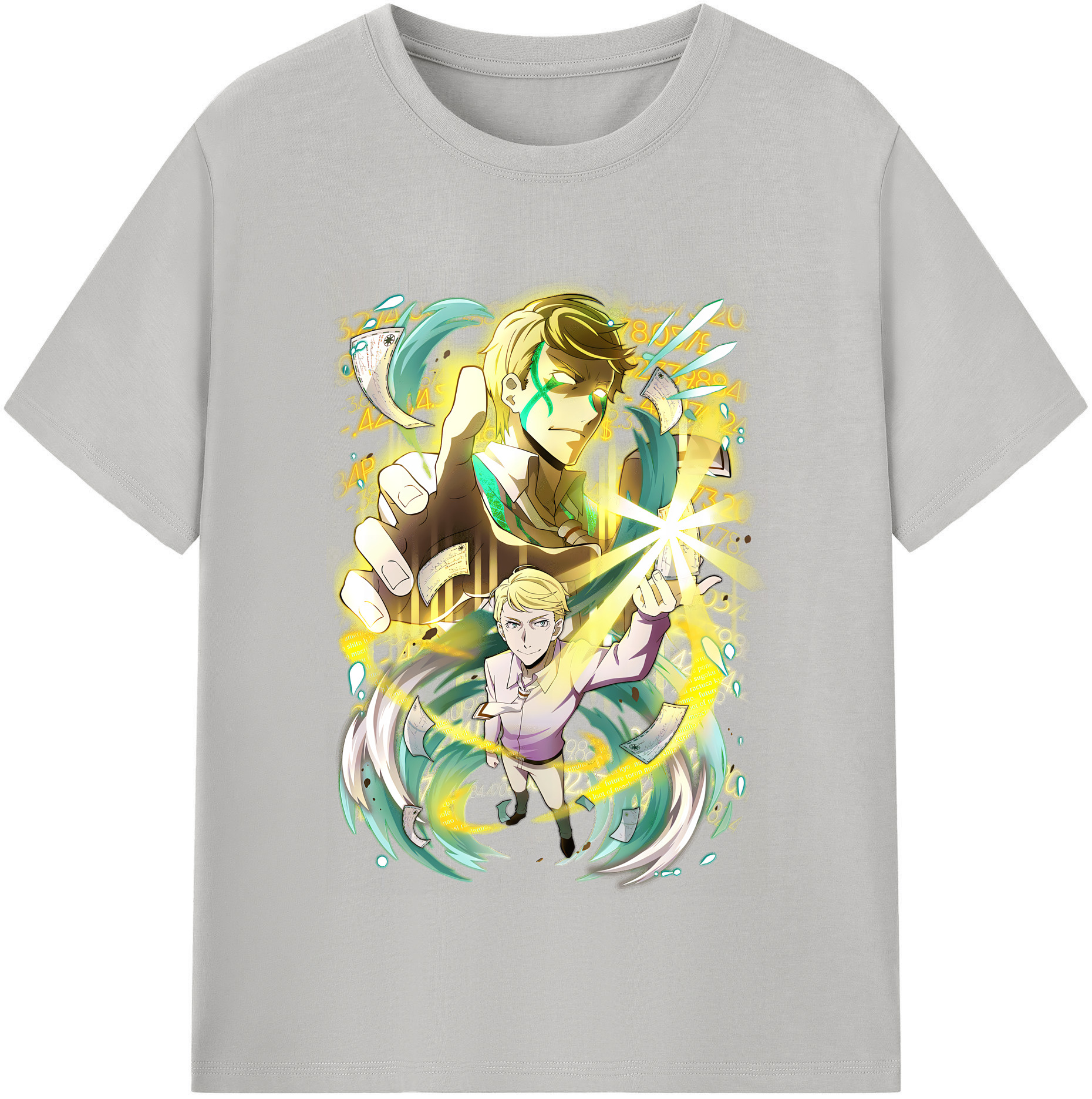 （画像用） 文豪ストレイドッグス Bungo Stray Dogs レディースカジュアルプリントTシャツ（綿100％）