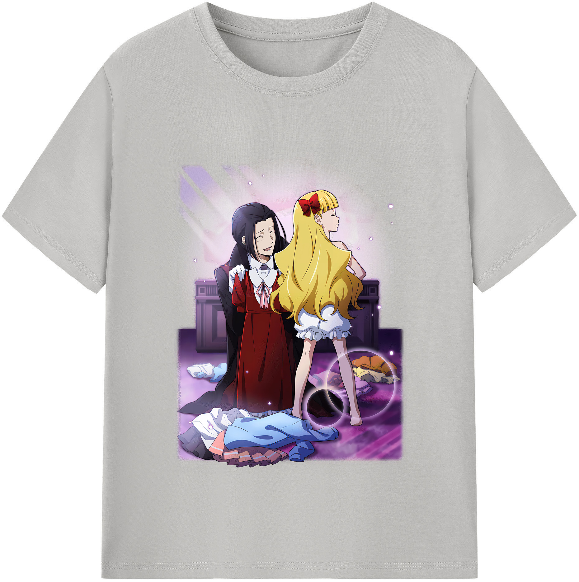 （画像用） 文豪ストレイドッグス Bungo Stray Dogs レディースカジュアルプリントTシャツ（綿100％）