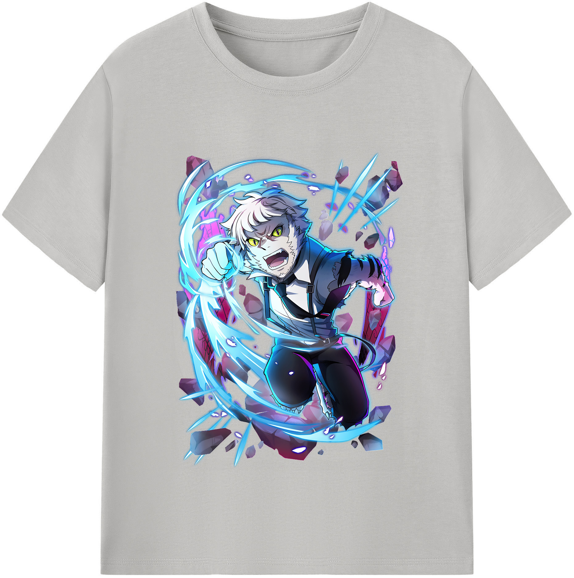 （画像用） 文豪ストレイドッグス Bungo Stray Dogs レディースカジュアルプリントTシャツ（綿100％）