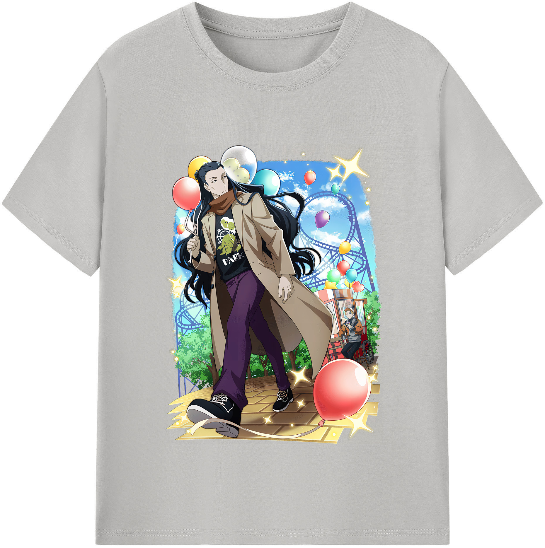 （画像用） 文豪ストレイドッグス Bungo Stray Dogs レディースカジュアルプリントTシャツ（綿100％）
