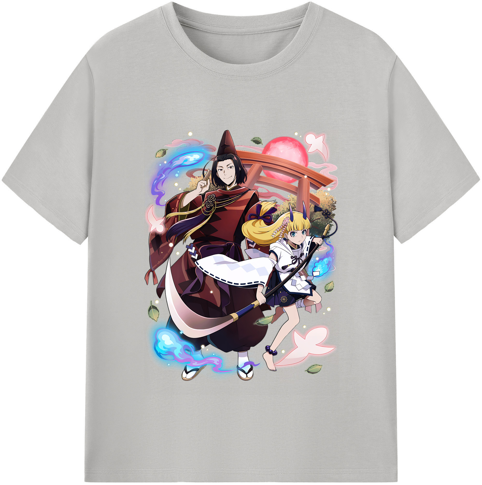 （画像用） 文豪ストレイドッグス Bungo Stray Dogs レディースカジュアルプリントTシャツ（綿100％）