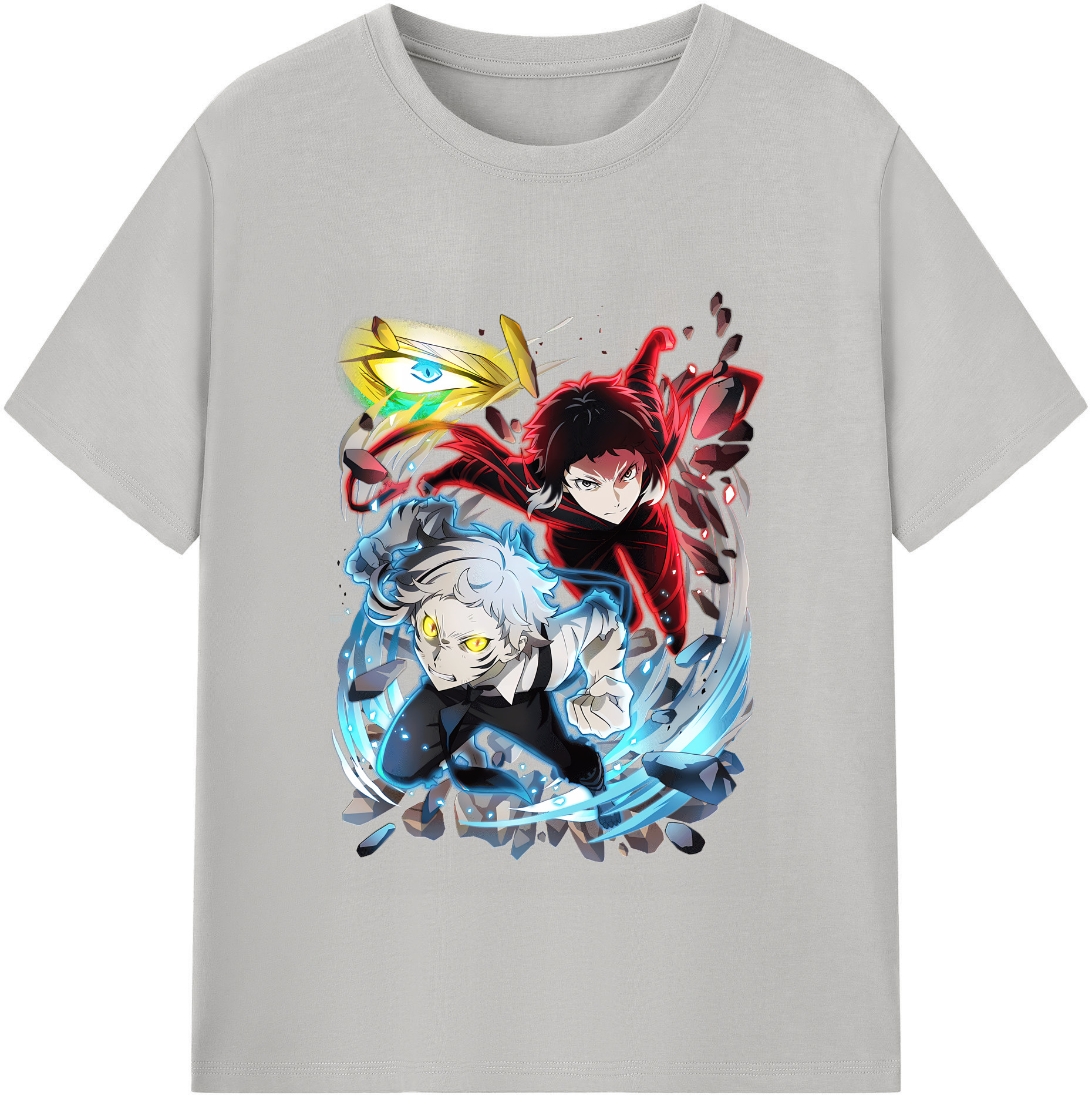 （画像用） 文豪ストレイドッグス Bungo Stray Dogs レディースカジュアルプリントTシャツ（綿100％）
