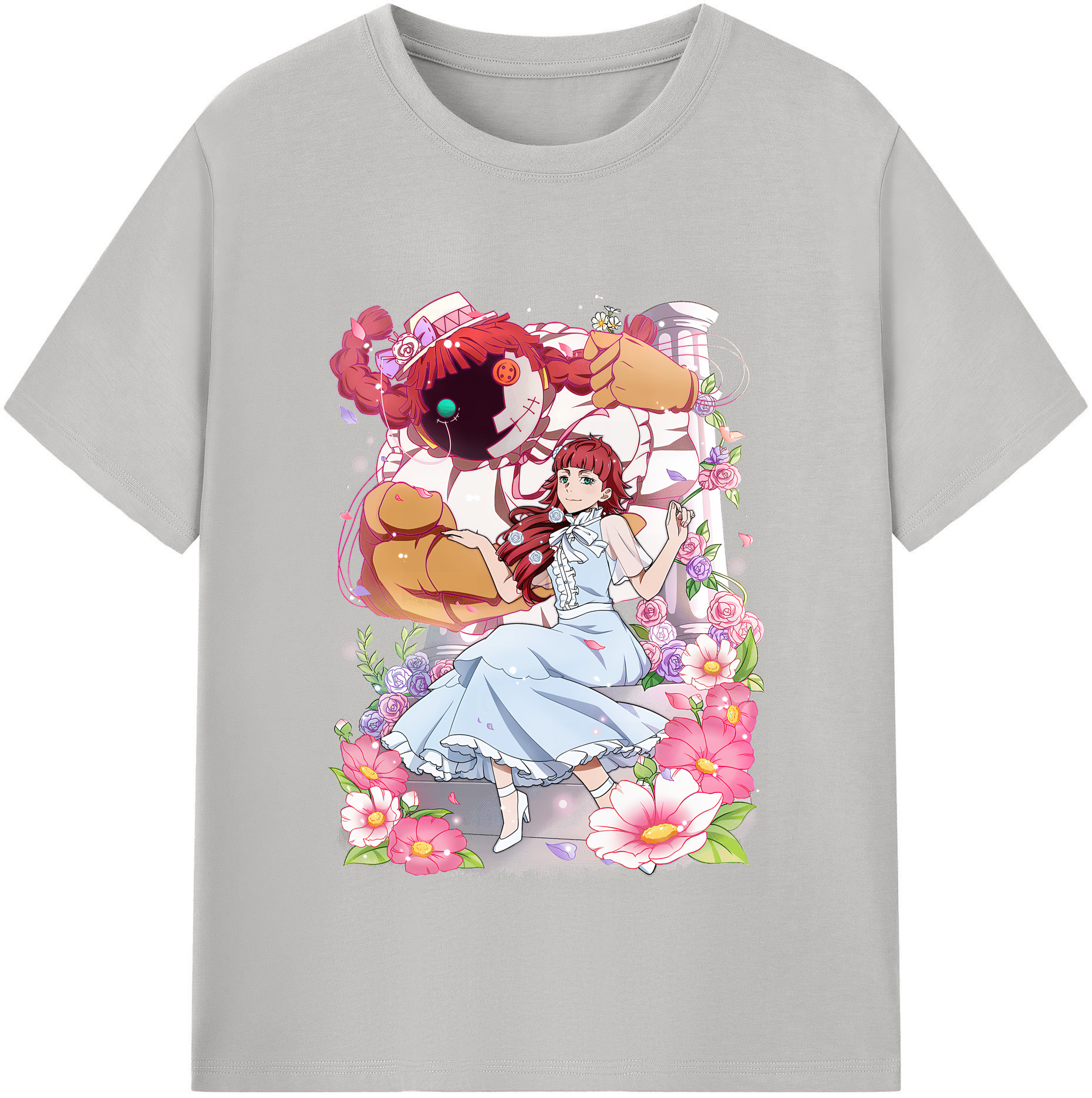 （画像用） 文豪ストレイドッグス Bungo Stray Dogs レディースカジュアルプリントTシャツ（綿100％）