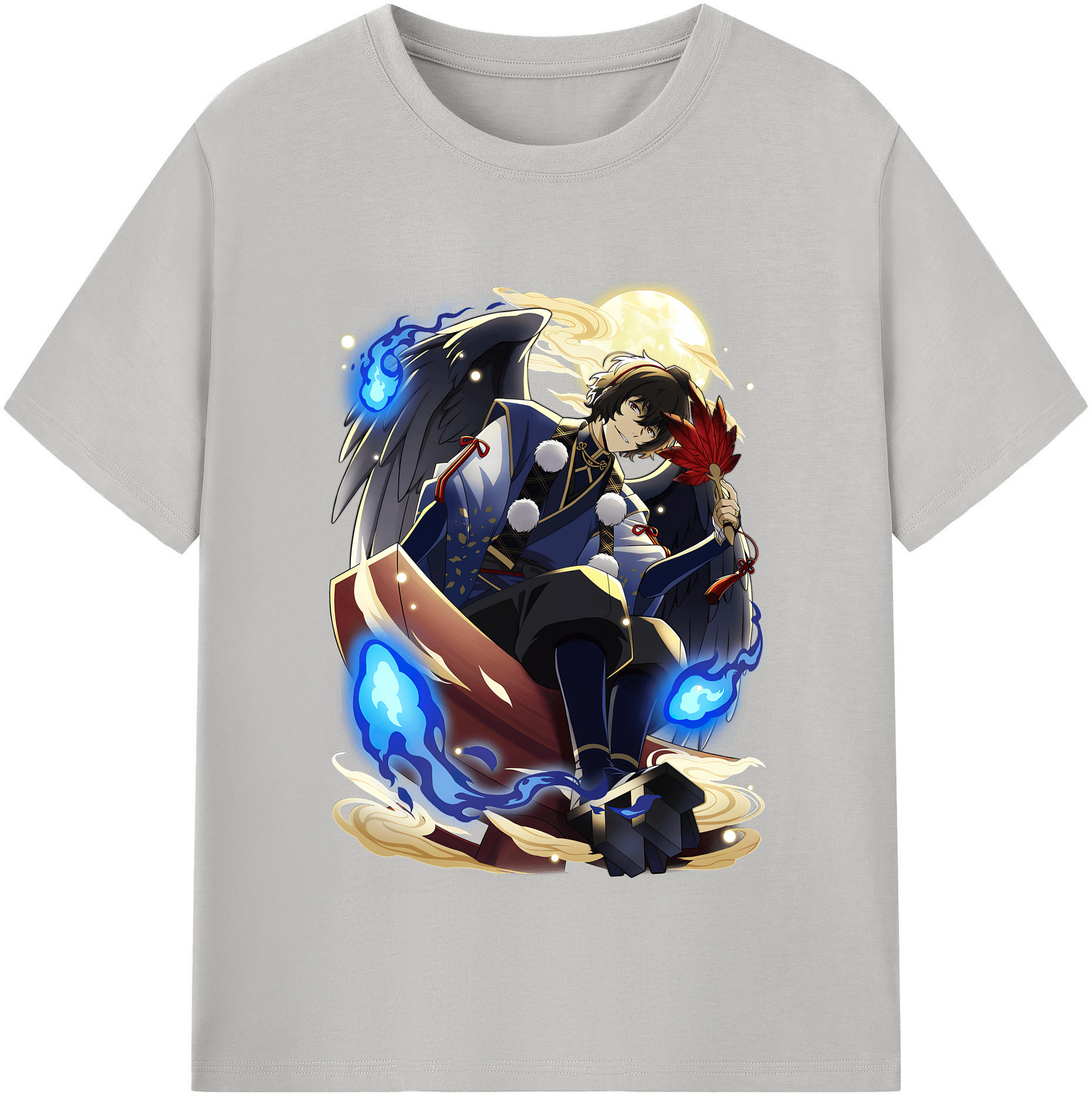 （画像用） 文豪ストレイドッグス Bungo Stray Dogs レディースカジュアルプリントTシャツ（綿100％）