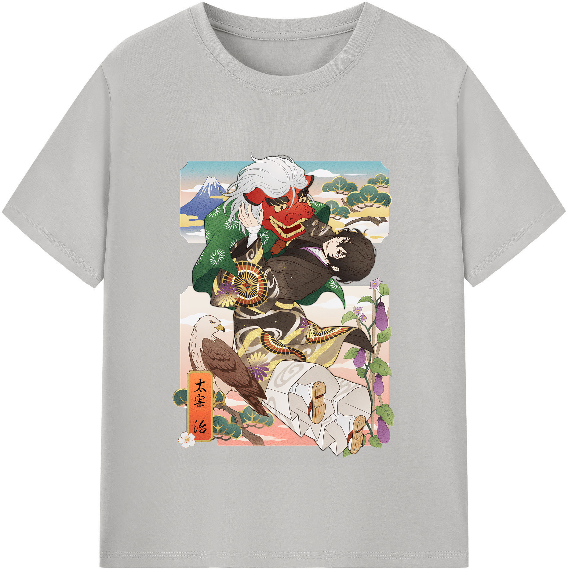 （画像用） 文豪ストレイドッグス Bungo Stray Dogs レディースカジュアルプリントTシャツ（綿100％）