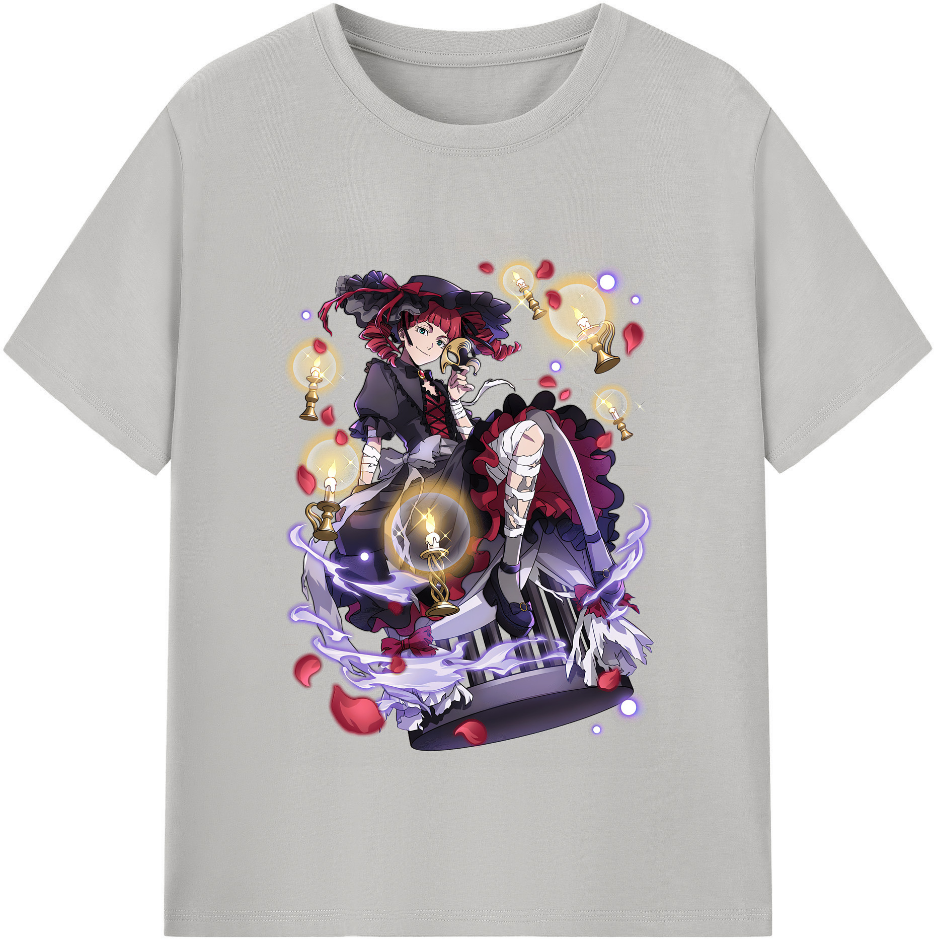 （画像用） 文豪ストレイドッグス Bungo Stray Dogs レディースカジュアルプリントTシャツ（綿100％）