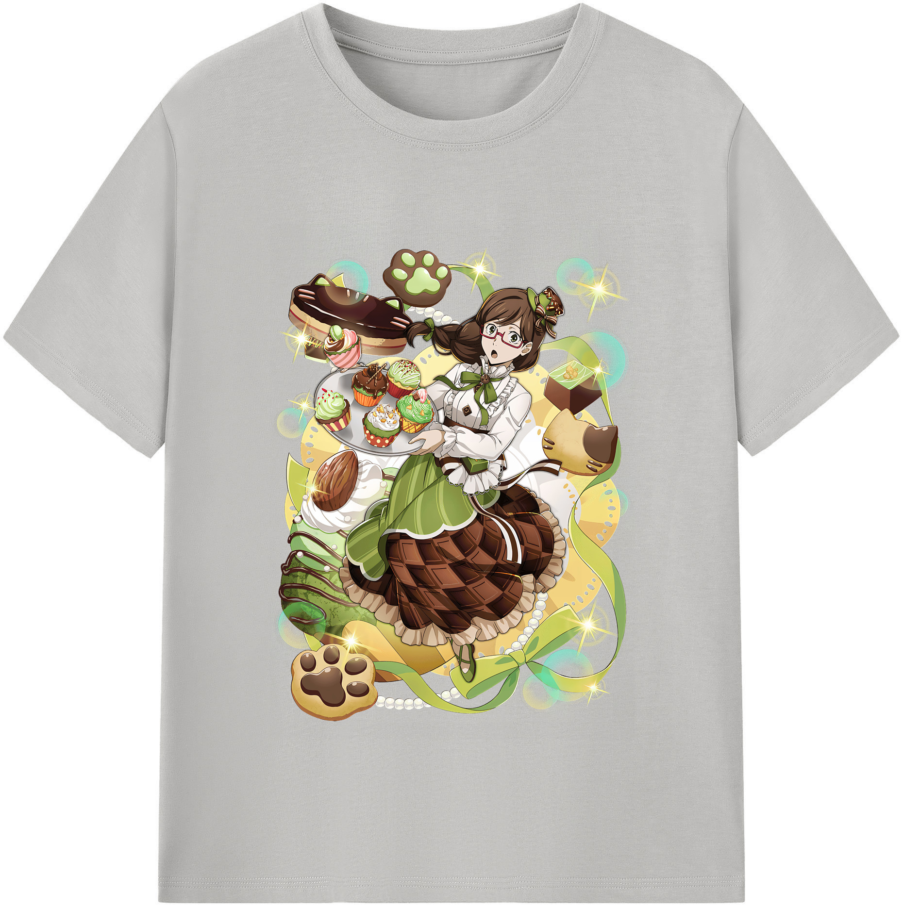 （画像用） 文豪ストレイドッグス Bungo Stray Dogs レディースカジュアルプリントTシャツ（綿100％）