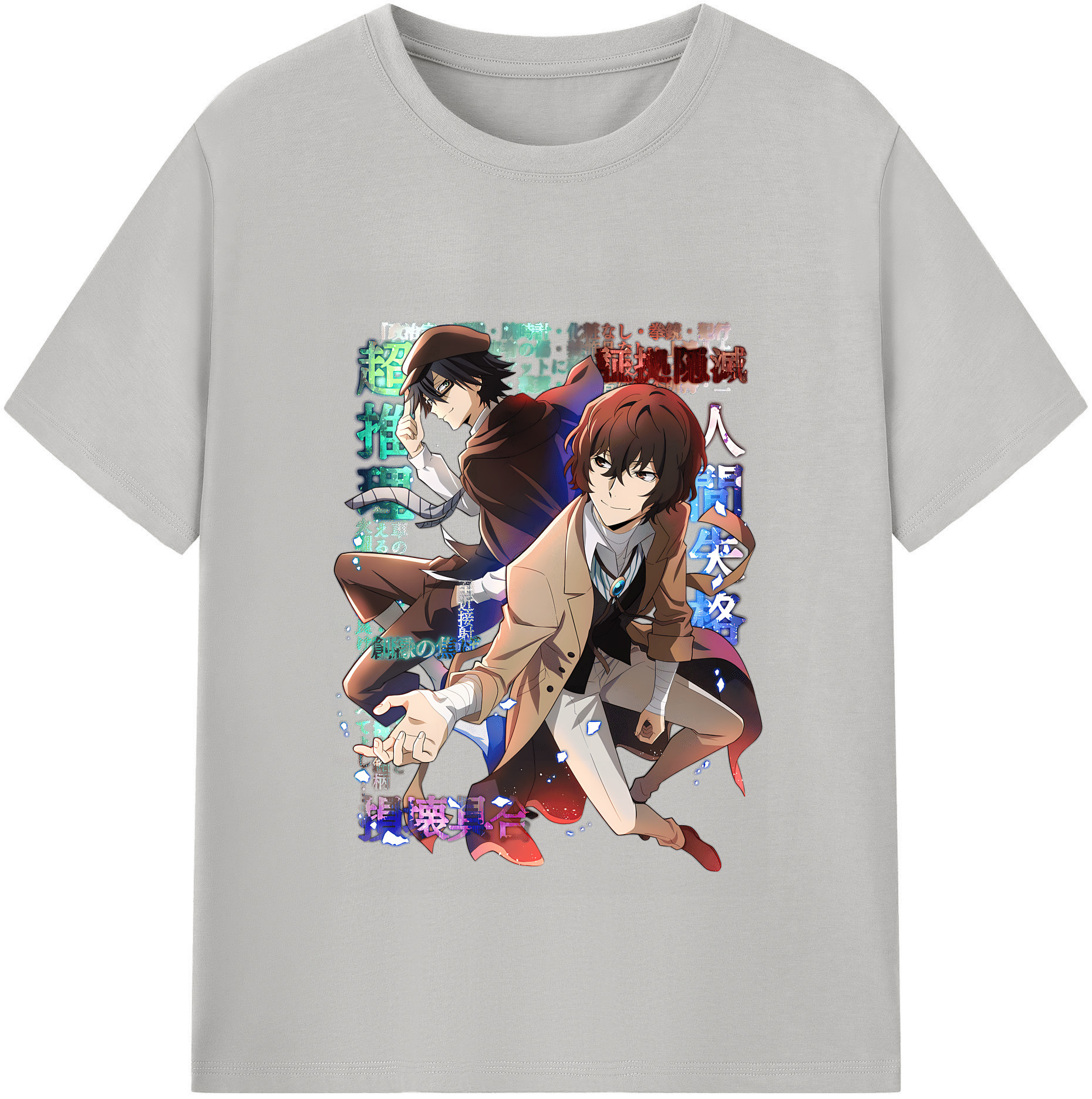 （画像用） 文豪ストレイドッグス Bungo Stray Dogs レディースカジュアルプリントTシャツ（綿100％）