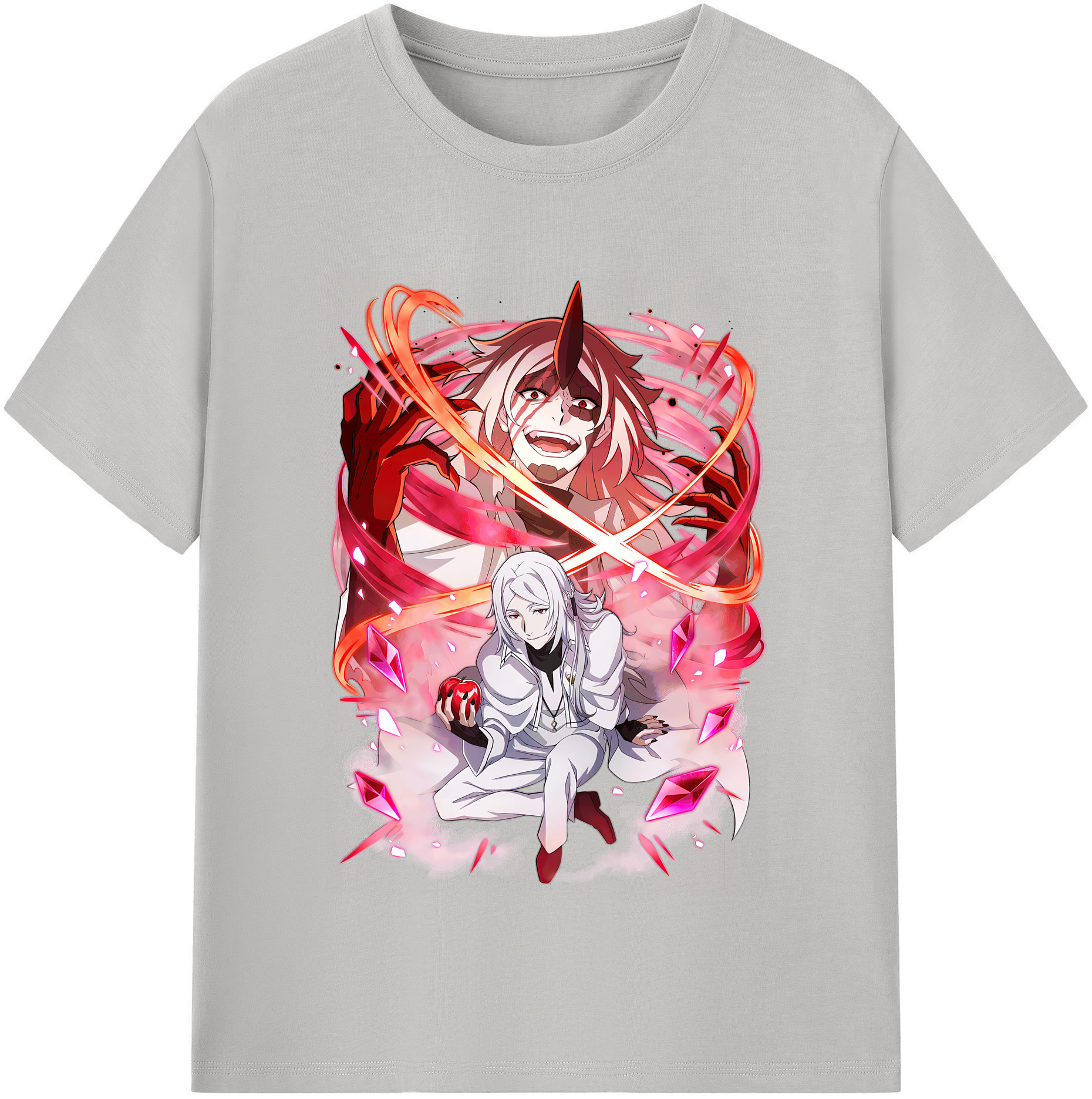 （画像用） 文豪ストレイドッグス Bungo Stray Dogs レディースカジュアルプリントTシャツ（綿100％）