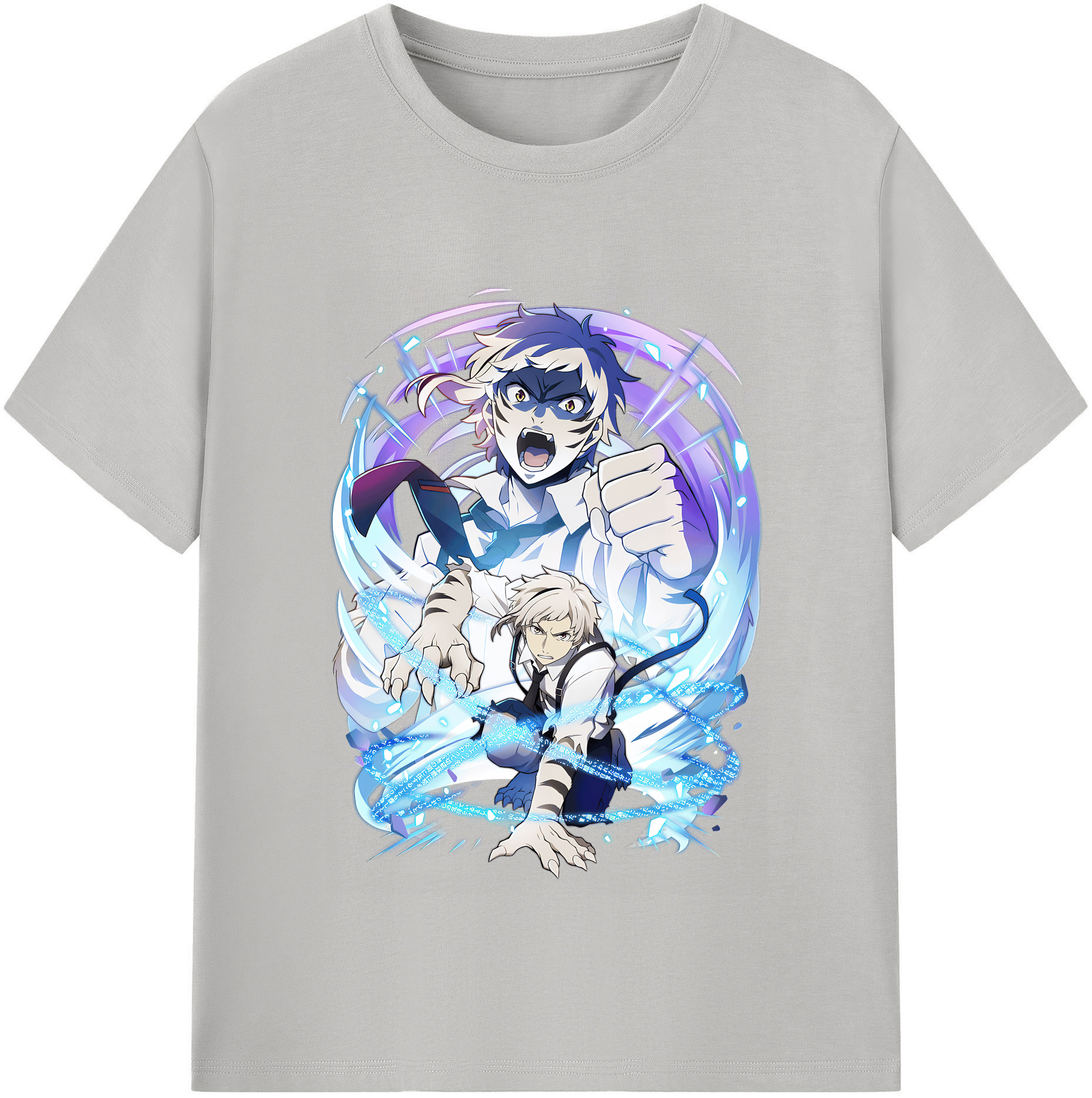 （画像用） 文豪ストレイドッグス Bungo Stray Dogs レディースカジュアルプリントTシャツ（綿100％）