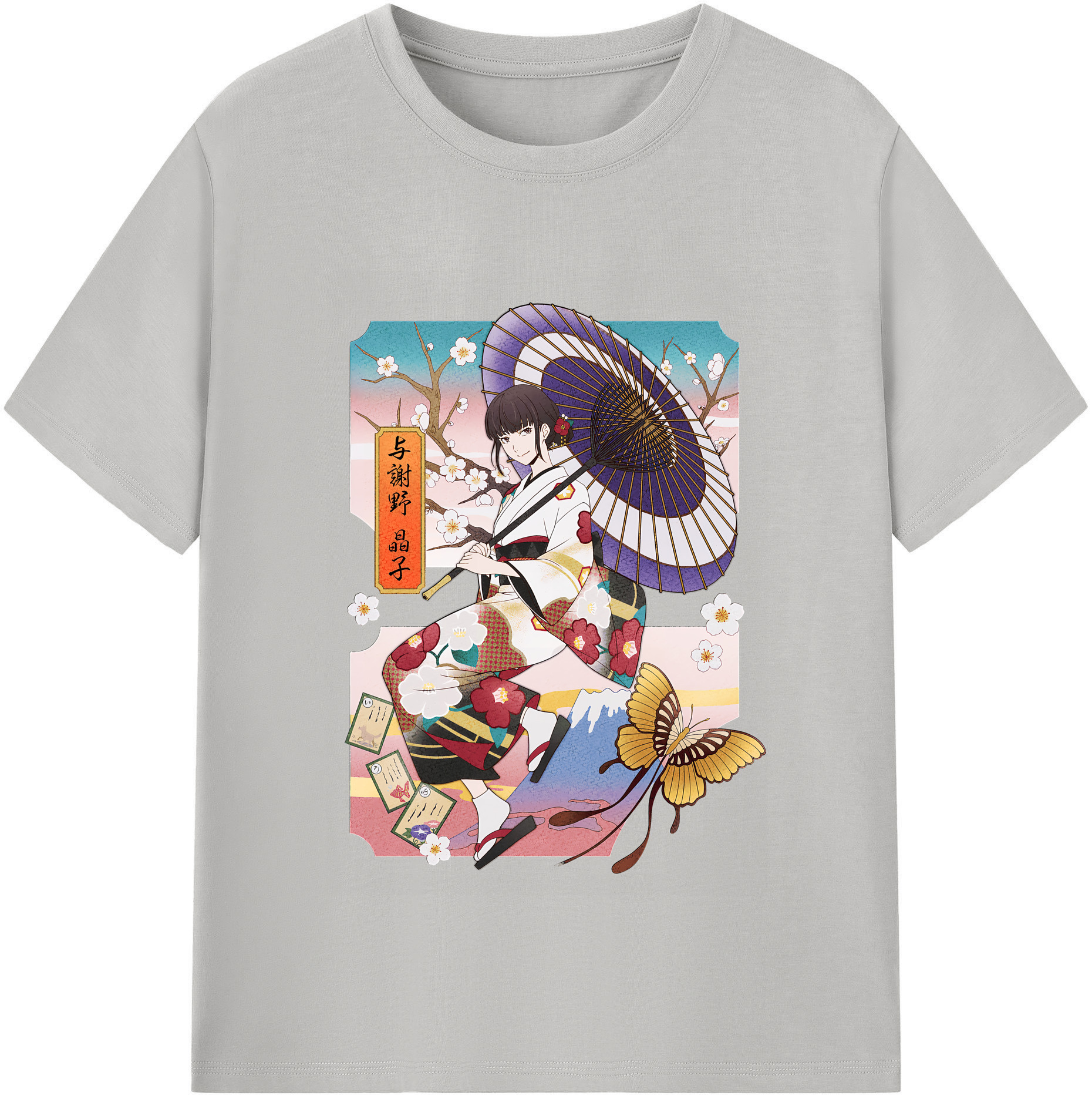 （画像用） 文豪ストレイドッグス Bungo Stray Dogs レディースカジュアルプリントTシャツ（綿100％）