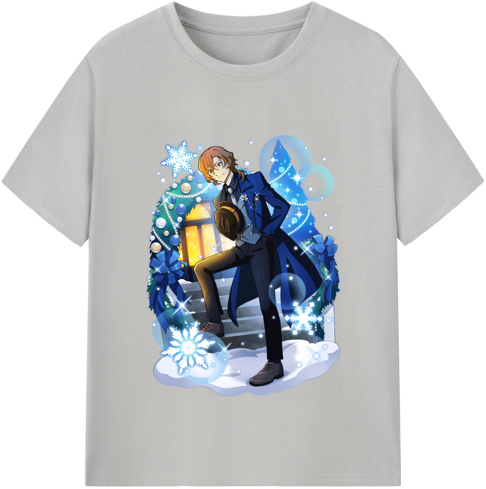 （画像用） 文豪ストレイドッグス Bungo Stray Dogs レディースカジュアルプリントTシャツ（綿100％）