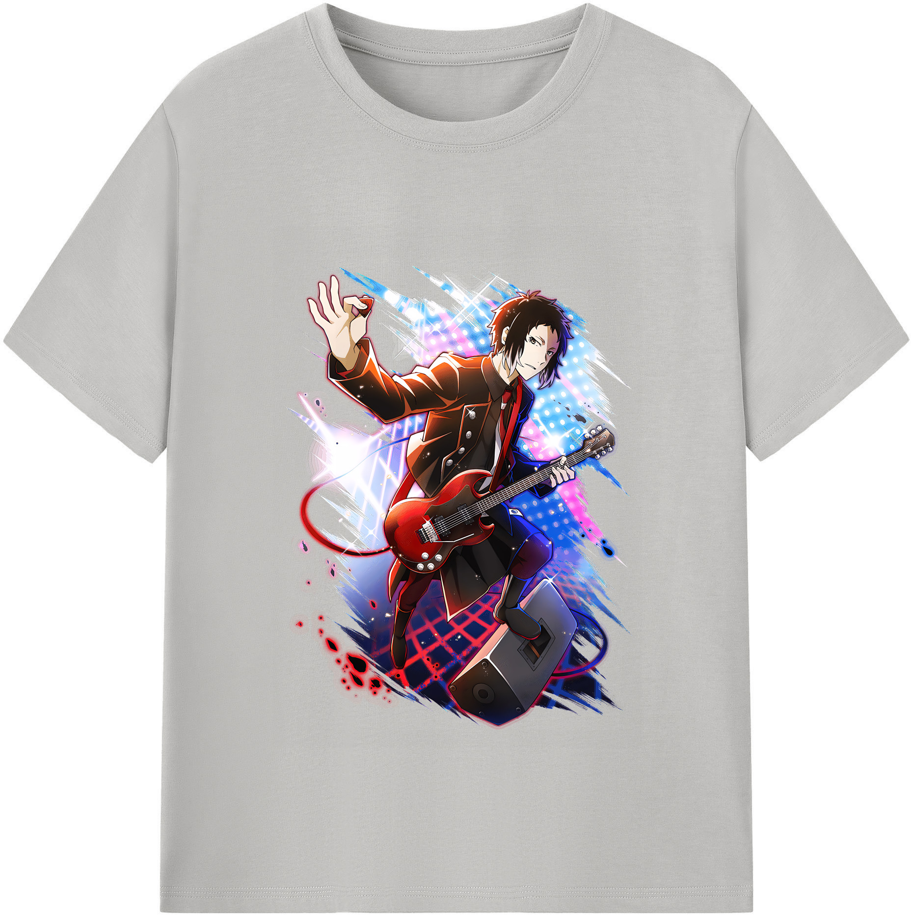 （画像用） 文豪ストレイドッグス Bungo Stray Dogs レディースカジュアルプリントTシャツ（綿100％）