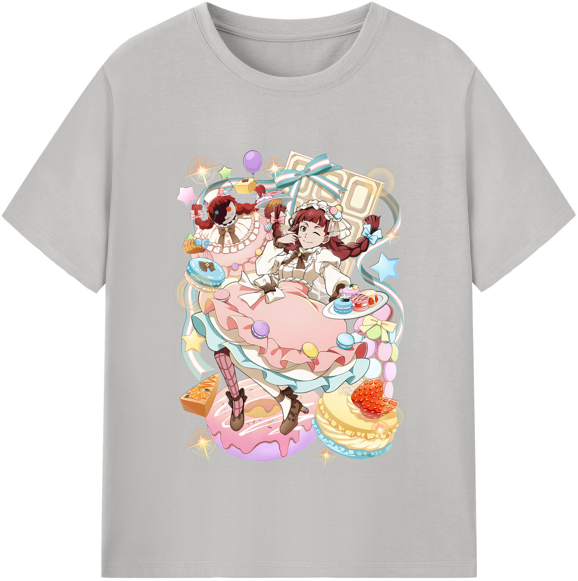 （画像用） 文豪ストレイドッグス Bungo Stray Dogs レディースカジュアルプリントTシャツ（綿100％）