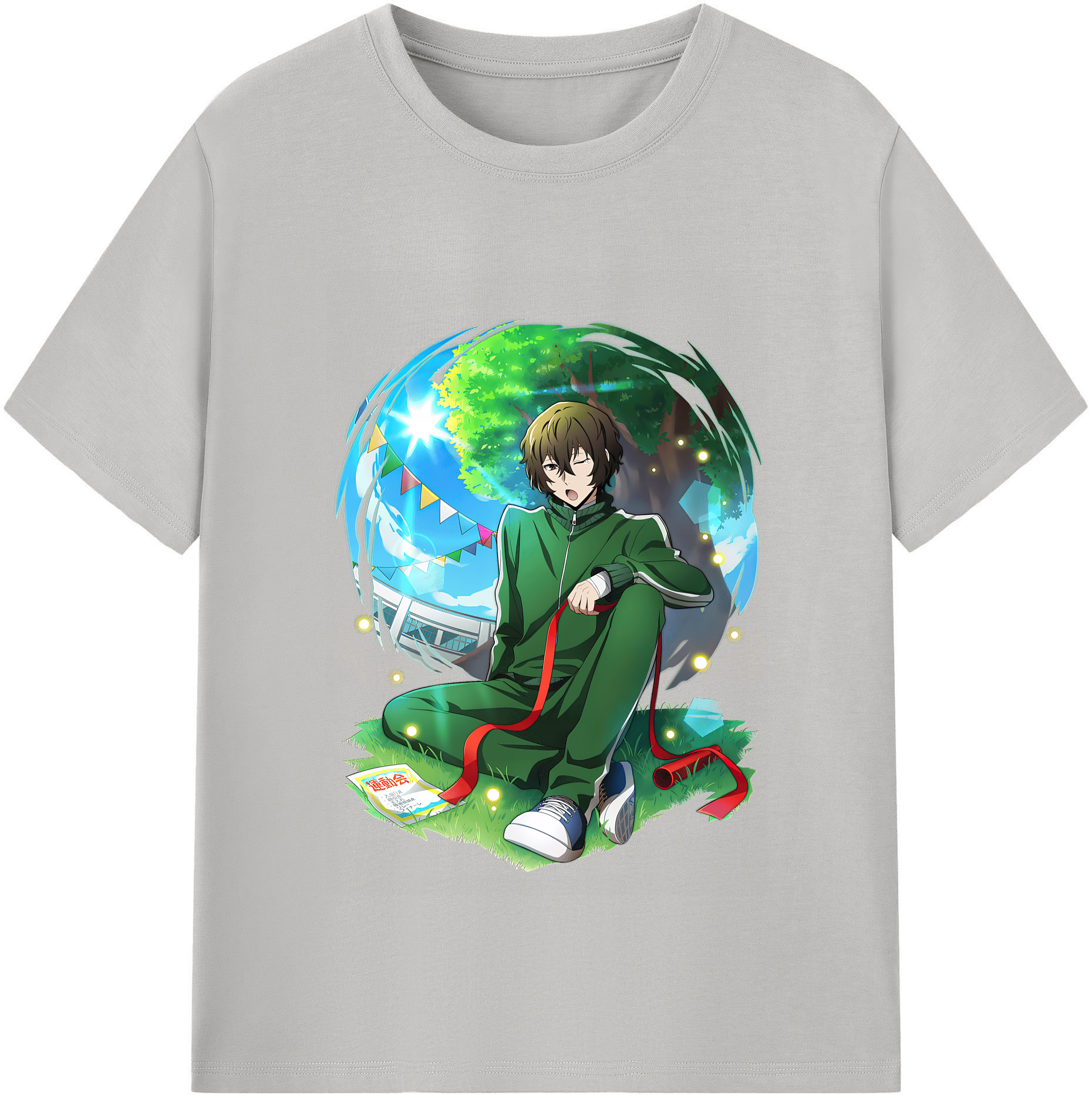 （画像用） 文豪ストレイドッグス Bungo Stray Dogs レディースカジュアルプリントTシャツ（綿100％）