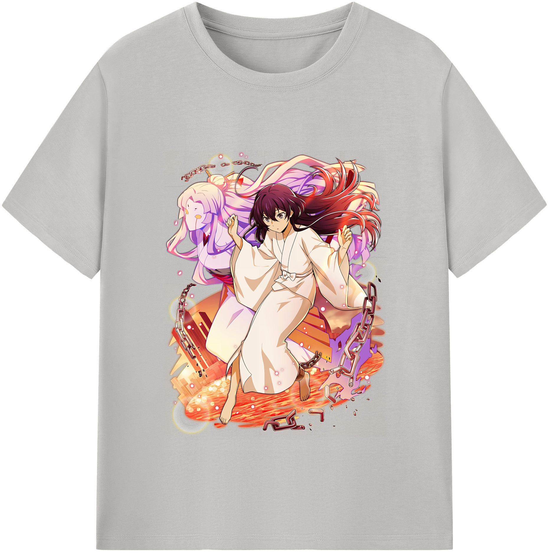 （画像用） 文豪ストレイドッグス Bungo Stray Dogs レディースカジュアルプリントTシャツ（綿100％）