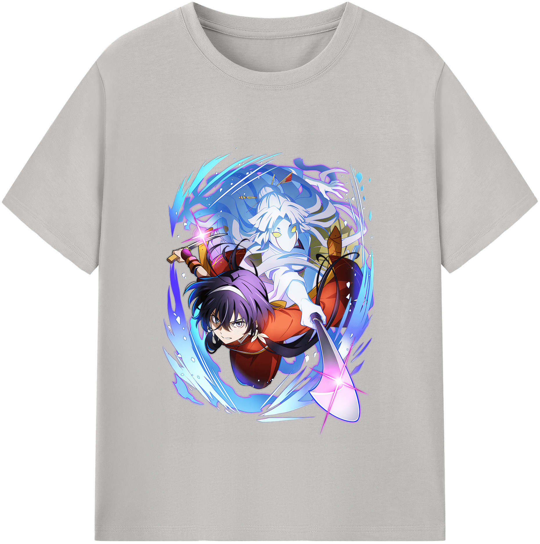 （画像用） 文豪ストレイドッグス Bungo Stray Dogs レディースカジュアルプリントTシャツ（綿100％）