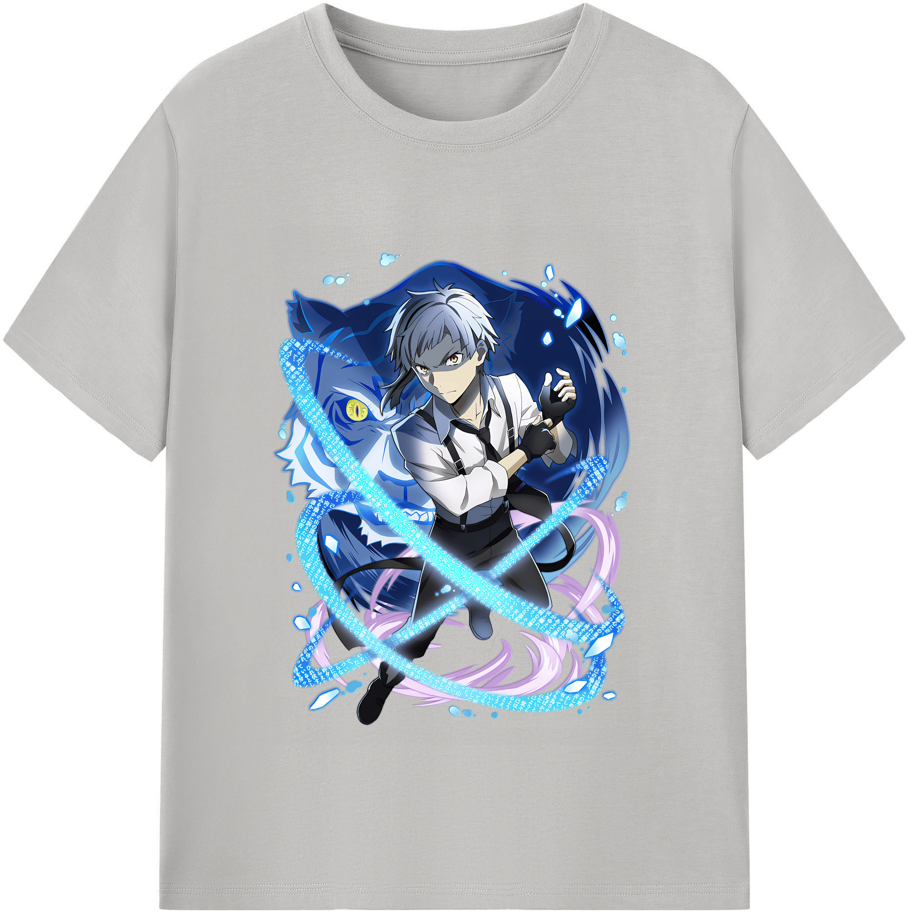 （画像用） 文豪ストレイドッグス Bungo Stray Dogs レディースカジュアルプリントTシャツ（綿100％）