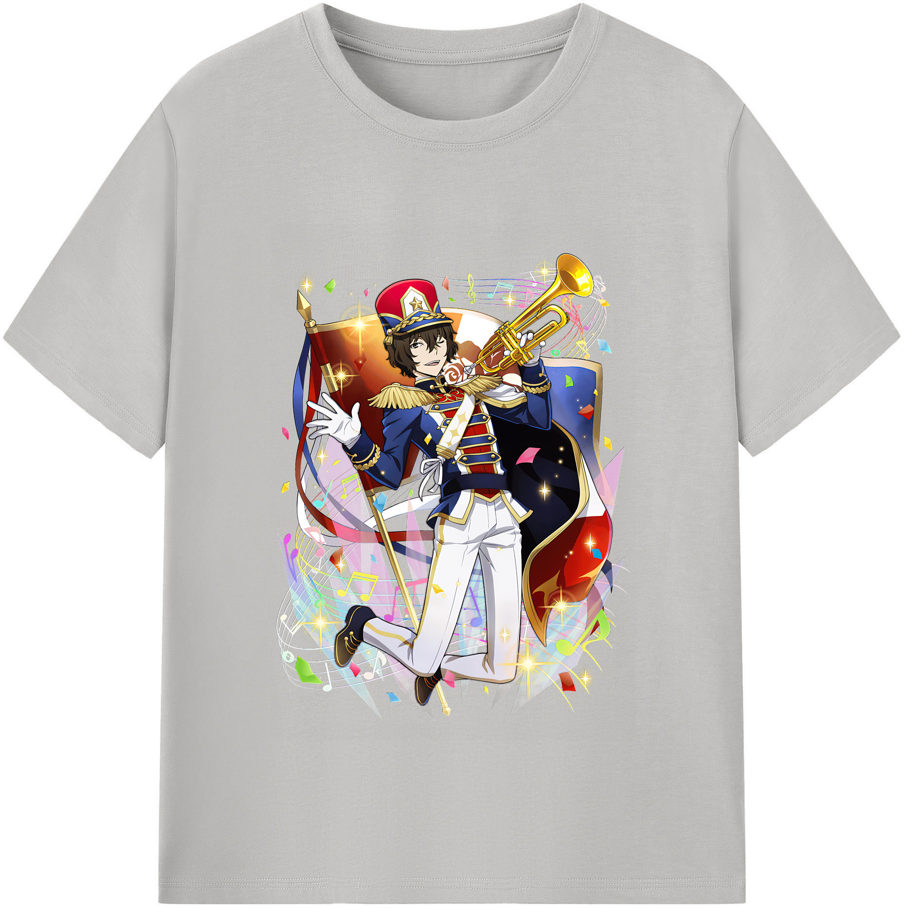 （画像用） 文豪ストレイドッグス Bungo Stray Dogs レディースカジュアルプリントTシャツ（綿100％）