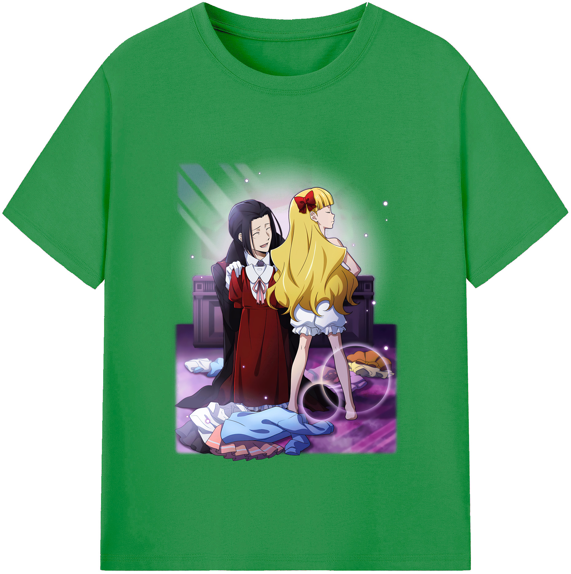 （画像用） 文豪ストレイドッグス Bungo Stray Dogs レディースカジュアルプリントTシャツ（綿100％）