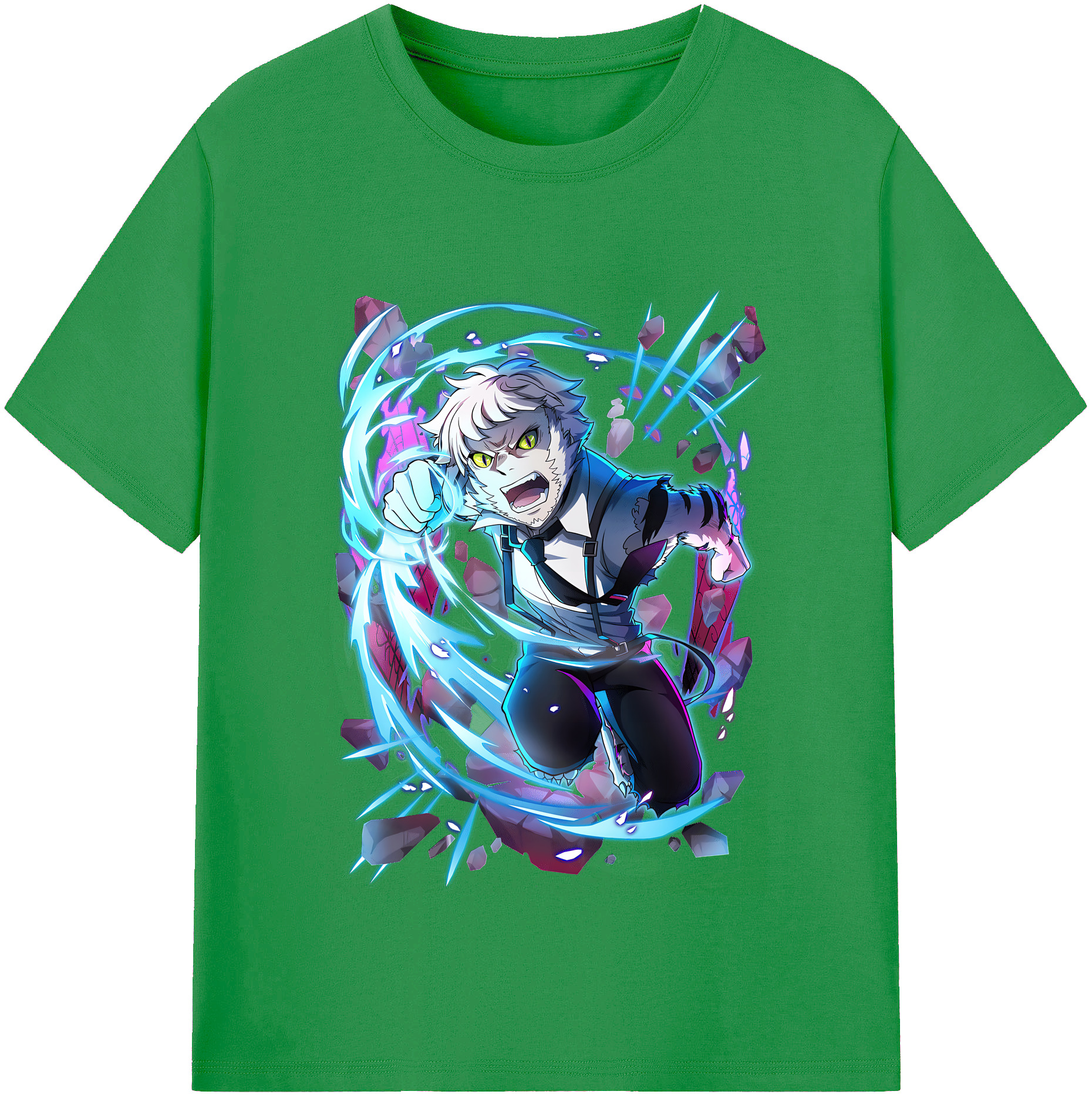 （画像用） 文豪ストレイドッグス Bungo Stray Dogs レディースカジュアルプリントTシャツ（綿100％）
