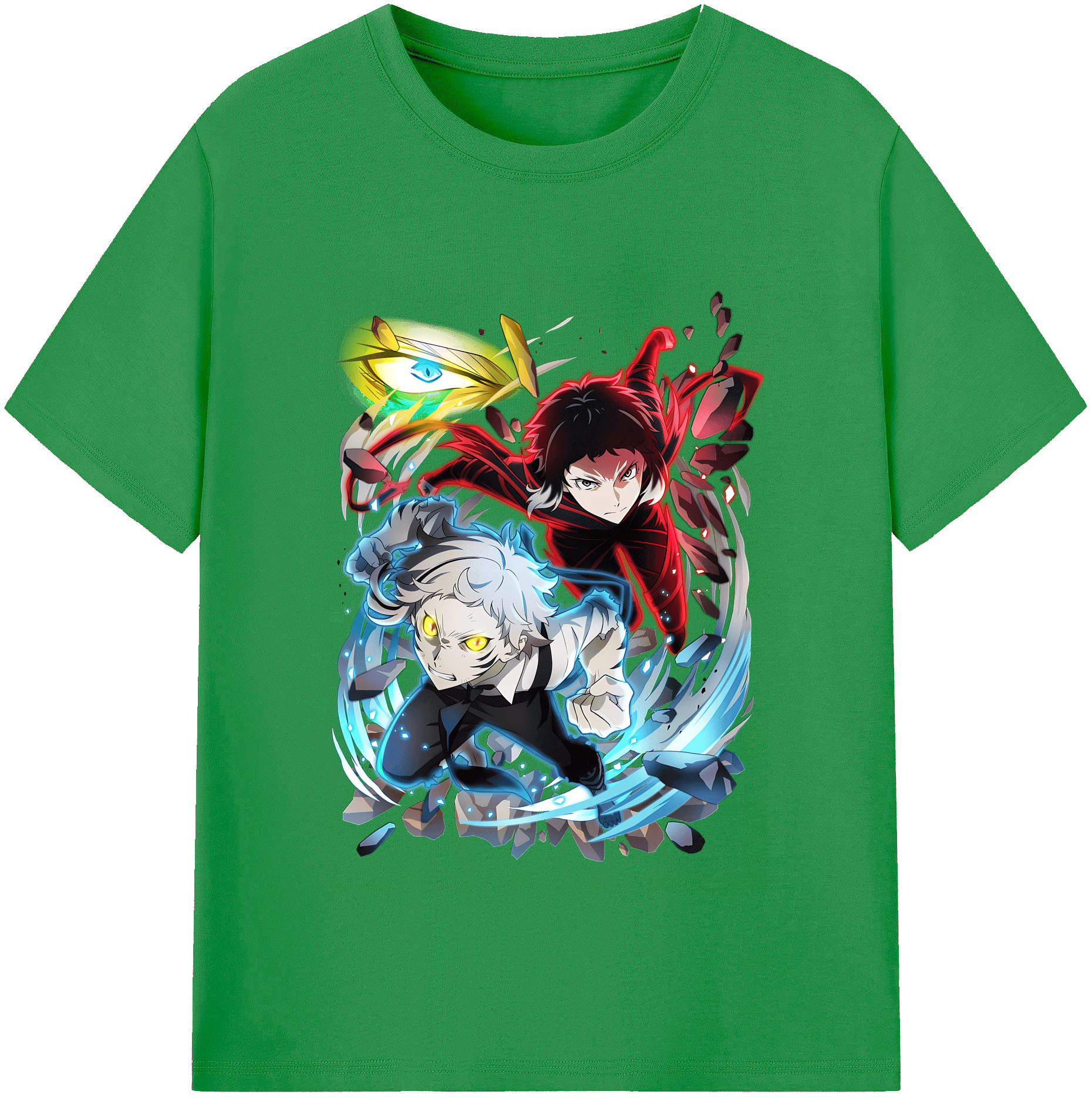 （画像用） 文豪ストレイドッグス Bungo Stray Dogs レディースカジュアルプリントTシャツ（綿100％）