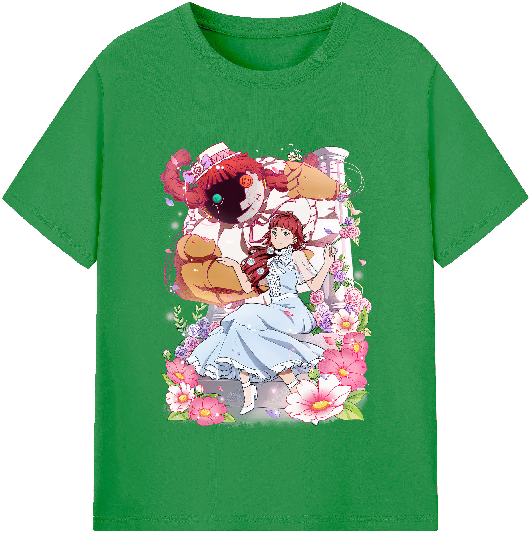 （画像用） 文豪ストレイドッグス Bungo Stray Dogs レディースカジュアルプリントTシャツ（綿100％）