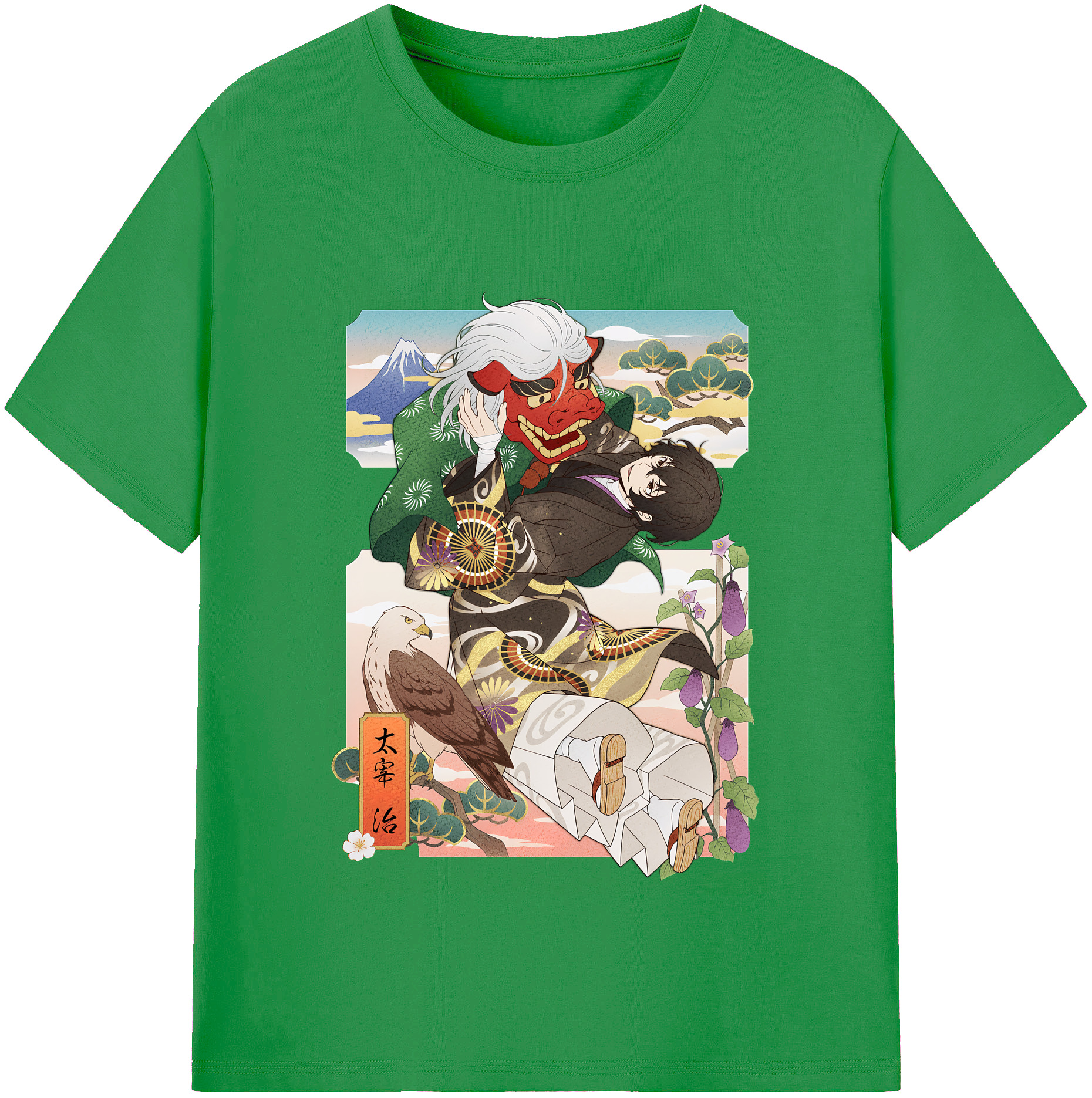 （画像用） 文豪ストレイドッグス Bungo Stray Dogs レディースカジュアルプリントTシャツ（綿100％）